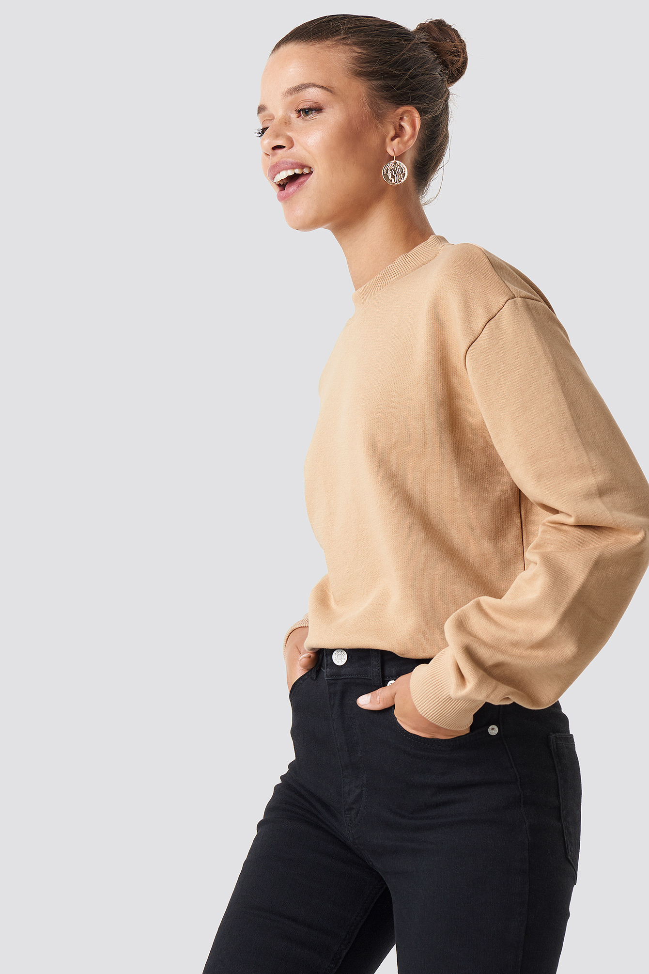 Basic Sweater Light Beige