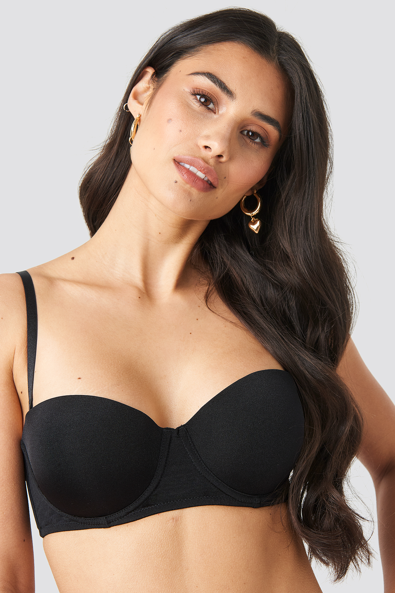 Basic Balconette Micro Cup Bra Black