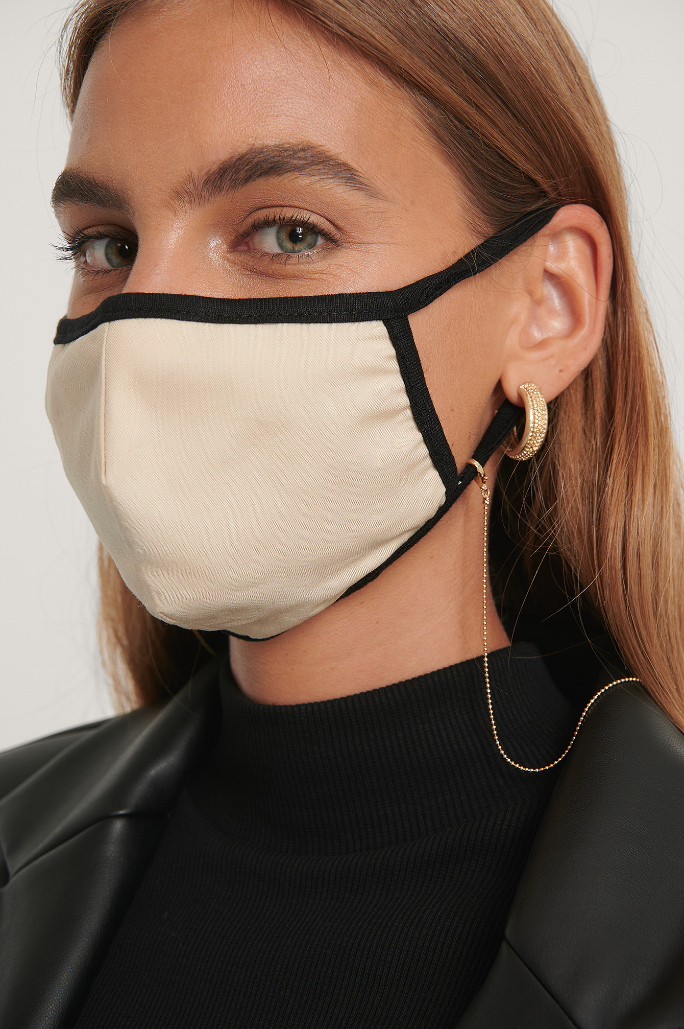 Dames Accessoires voor voor Mondkapjes NA-KD Synthetisch Accessories 3-pack Basic Scuba Masks in het Zwart 