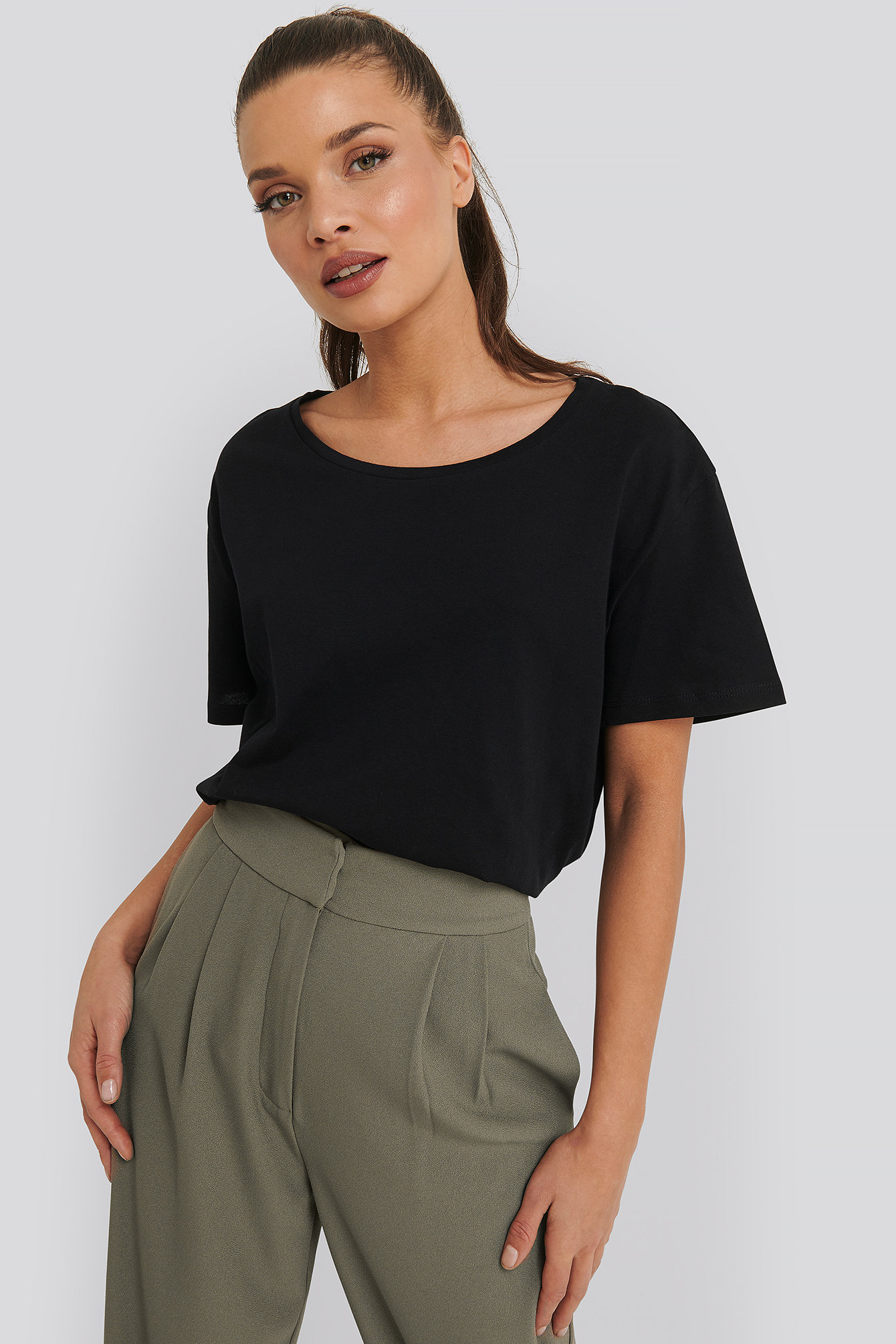 Basic Oversized Tee Black