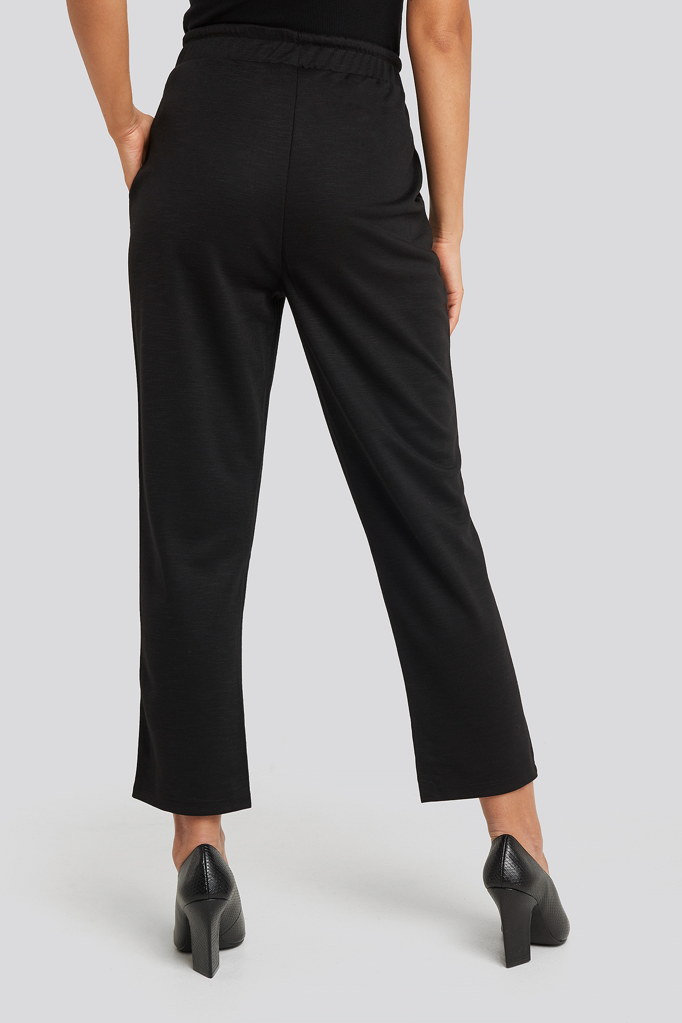 Basic Slip Pants Zwart