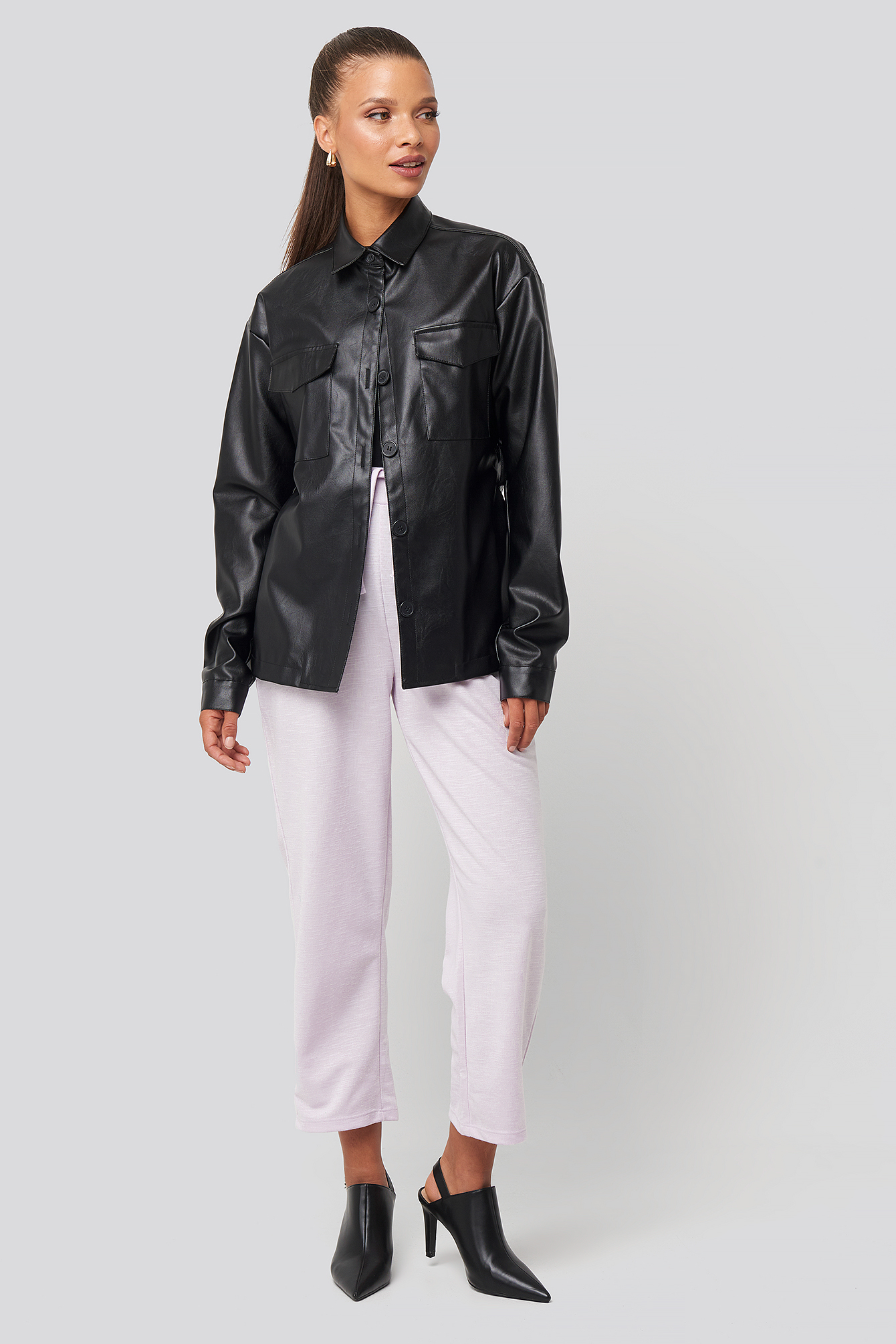 Basic Slip Pants Lilac