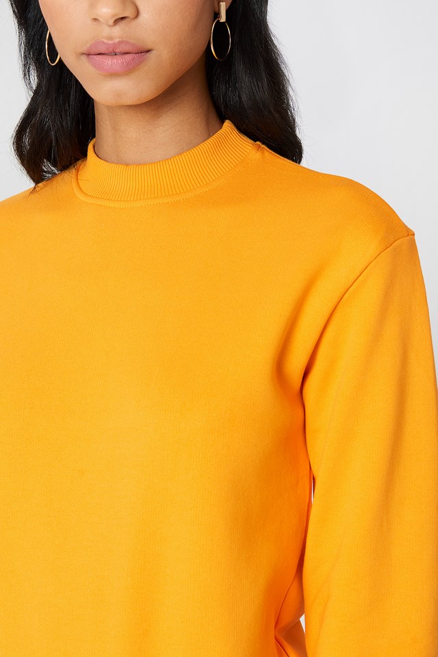 Basic Sweater Orange | na-kd.com