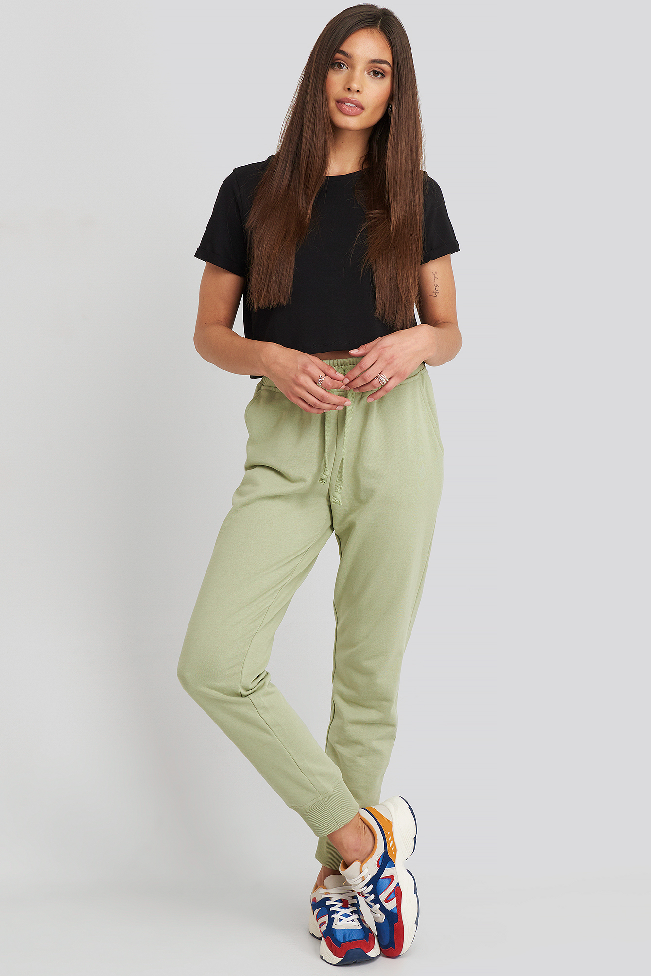 Basic Sweatpants Light Khaki