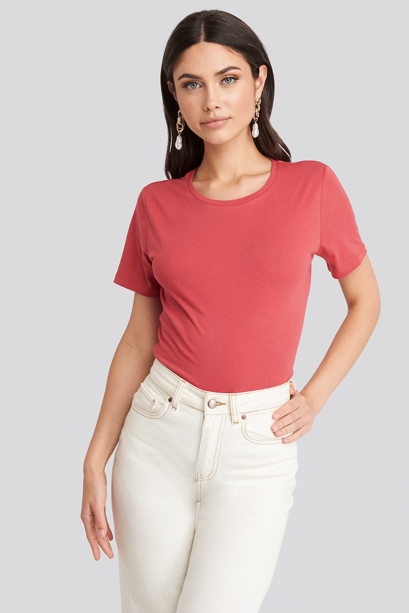 Basic Tee Washed Red