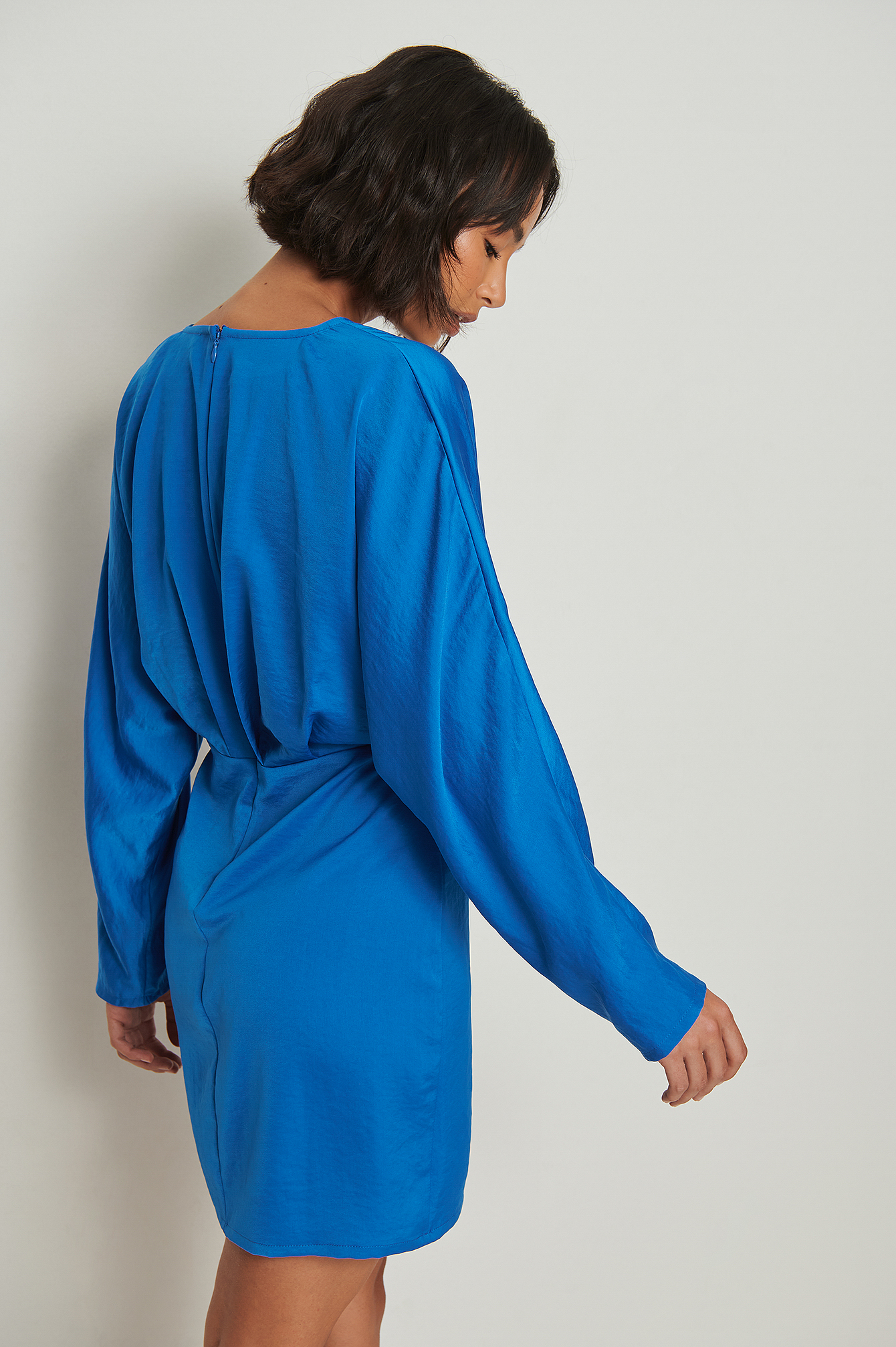 Amisu Mini-jurk blauw casual uitstraling Mode Jurken Mini-jurken 