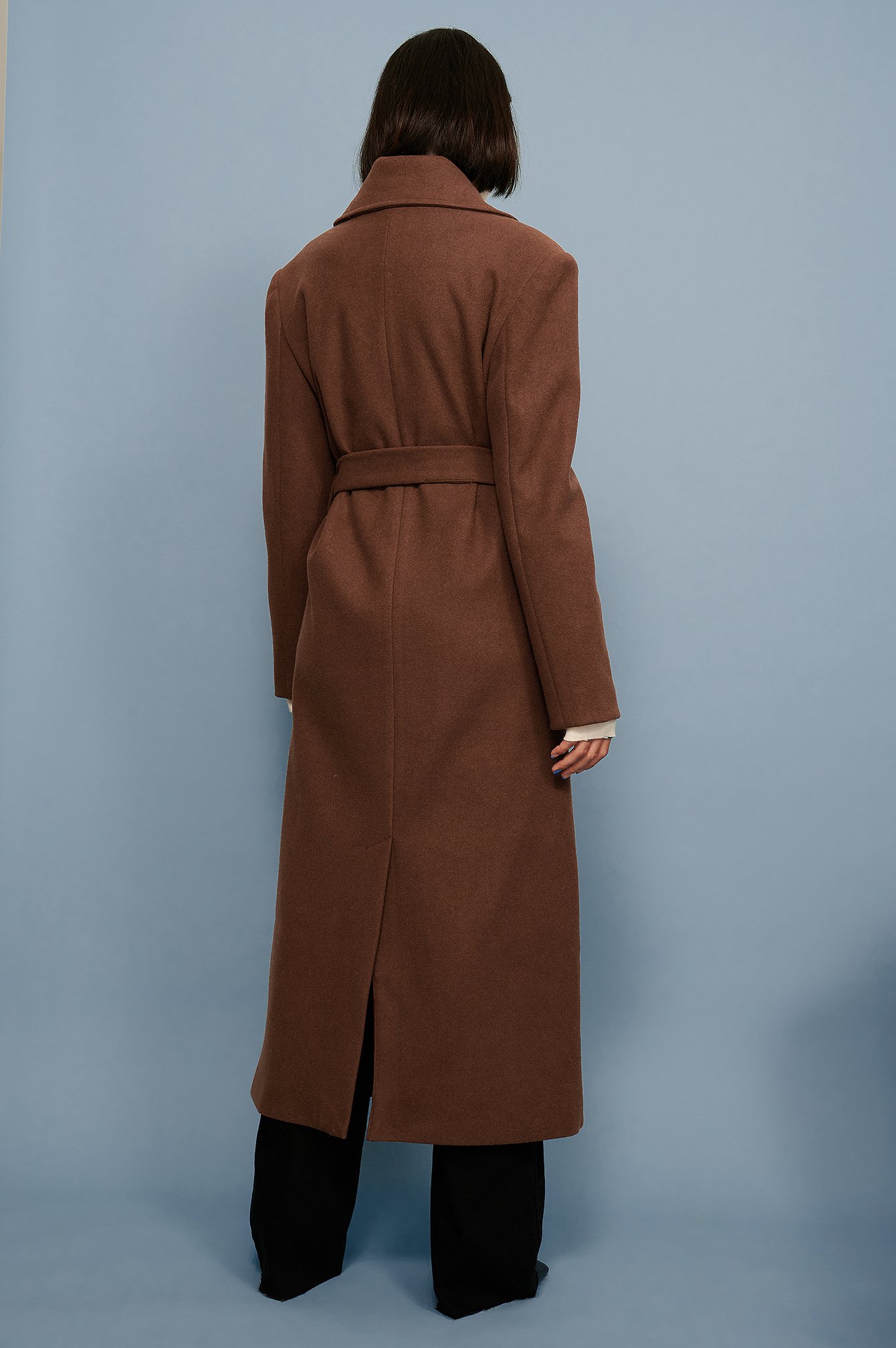 Belted Coat Brown | na-kd.com