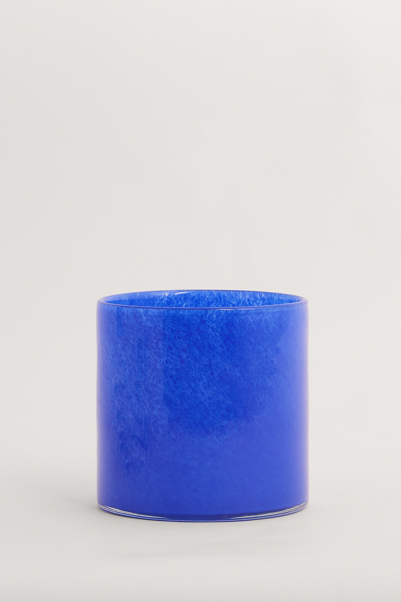 Big Candle Holder Blue