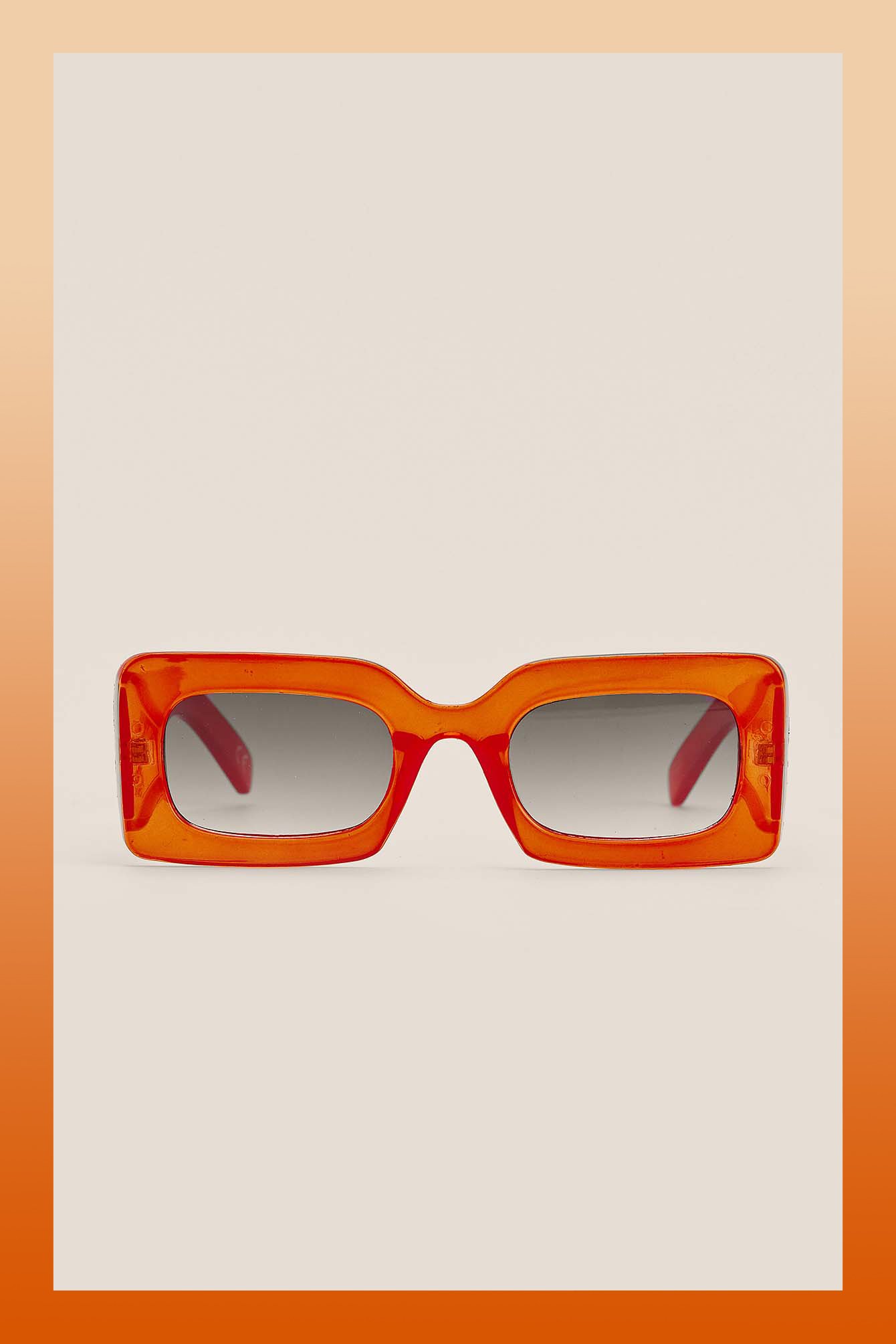 Orange Store solbriller med chunky ramme