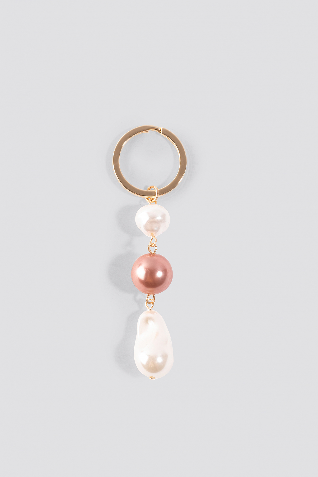 Big Pearl Keychain Gold