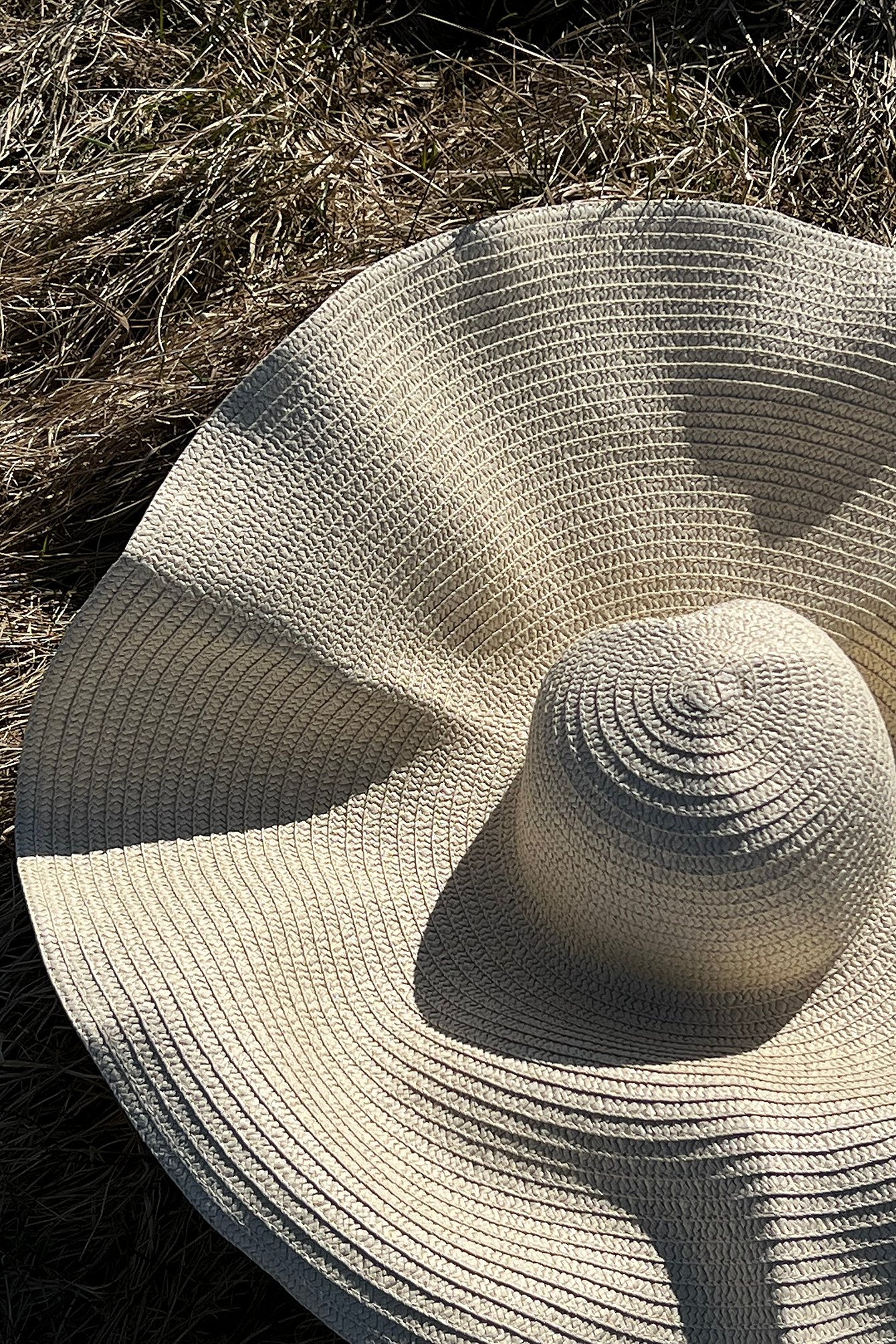 Beige Słomkowy kapelusz