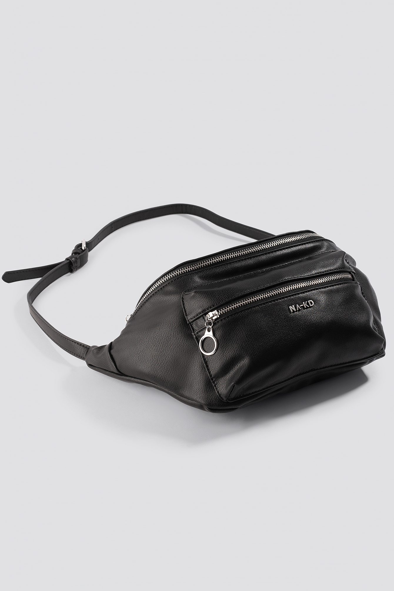 Big Zipper Fanny Pack Black