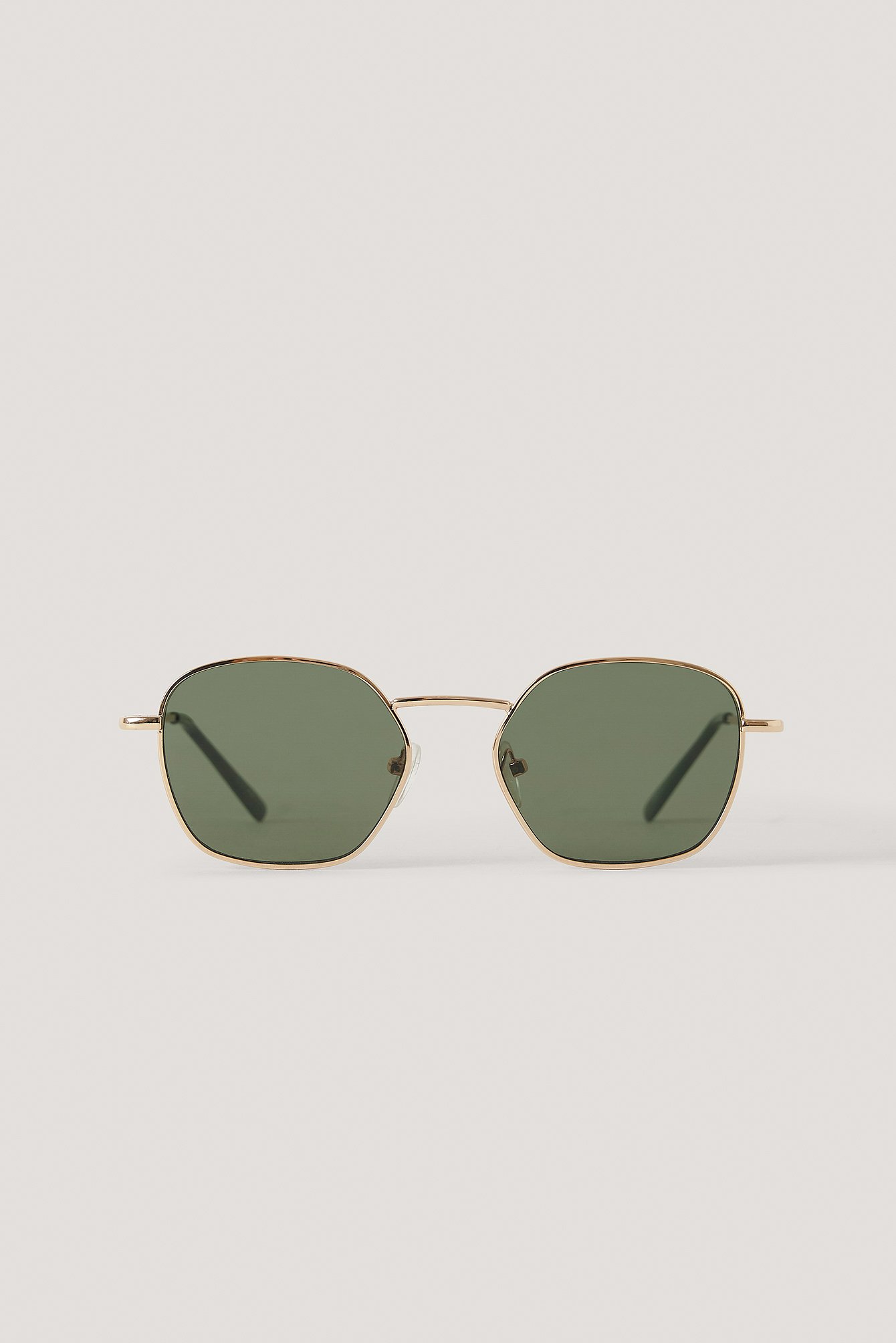 Dark Green Metalowe okulary przeciwsłoneczne