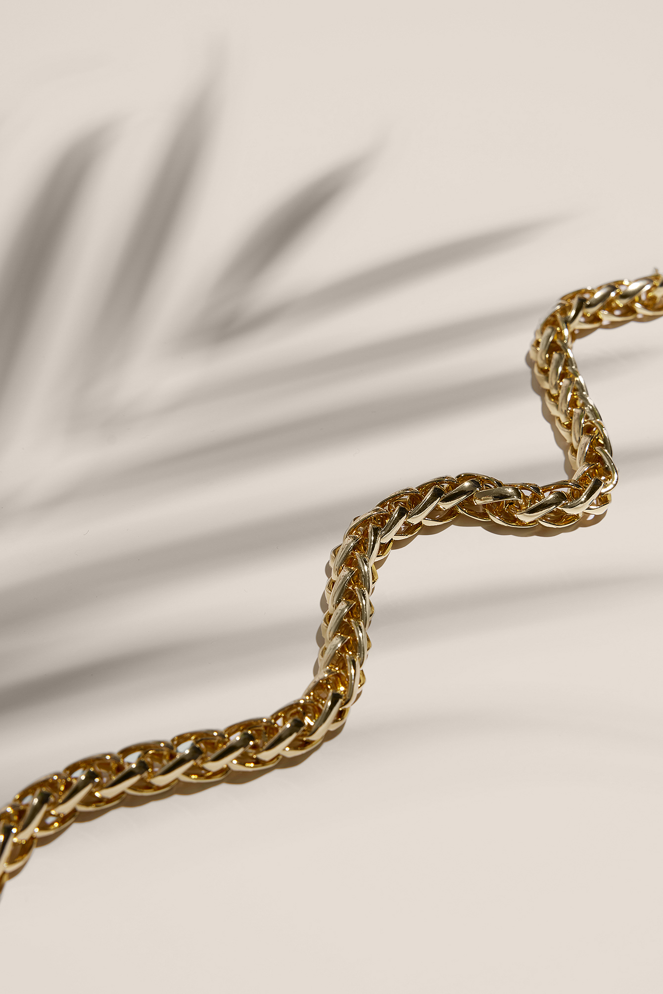 Braided Chain Necklace Gold | na-kd.com