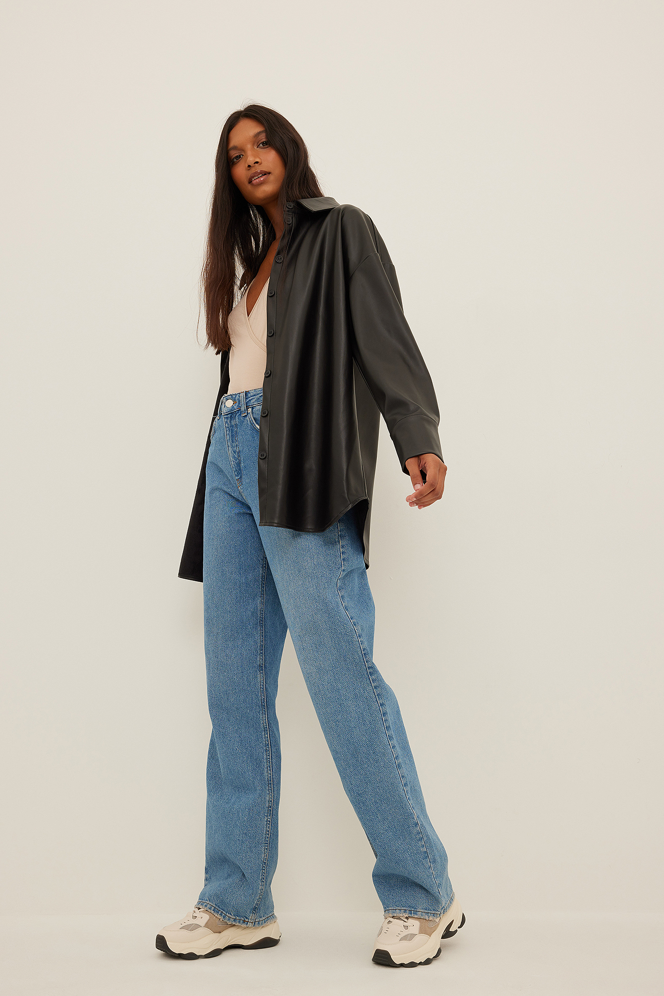 beige bubble sole trainers