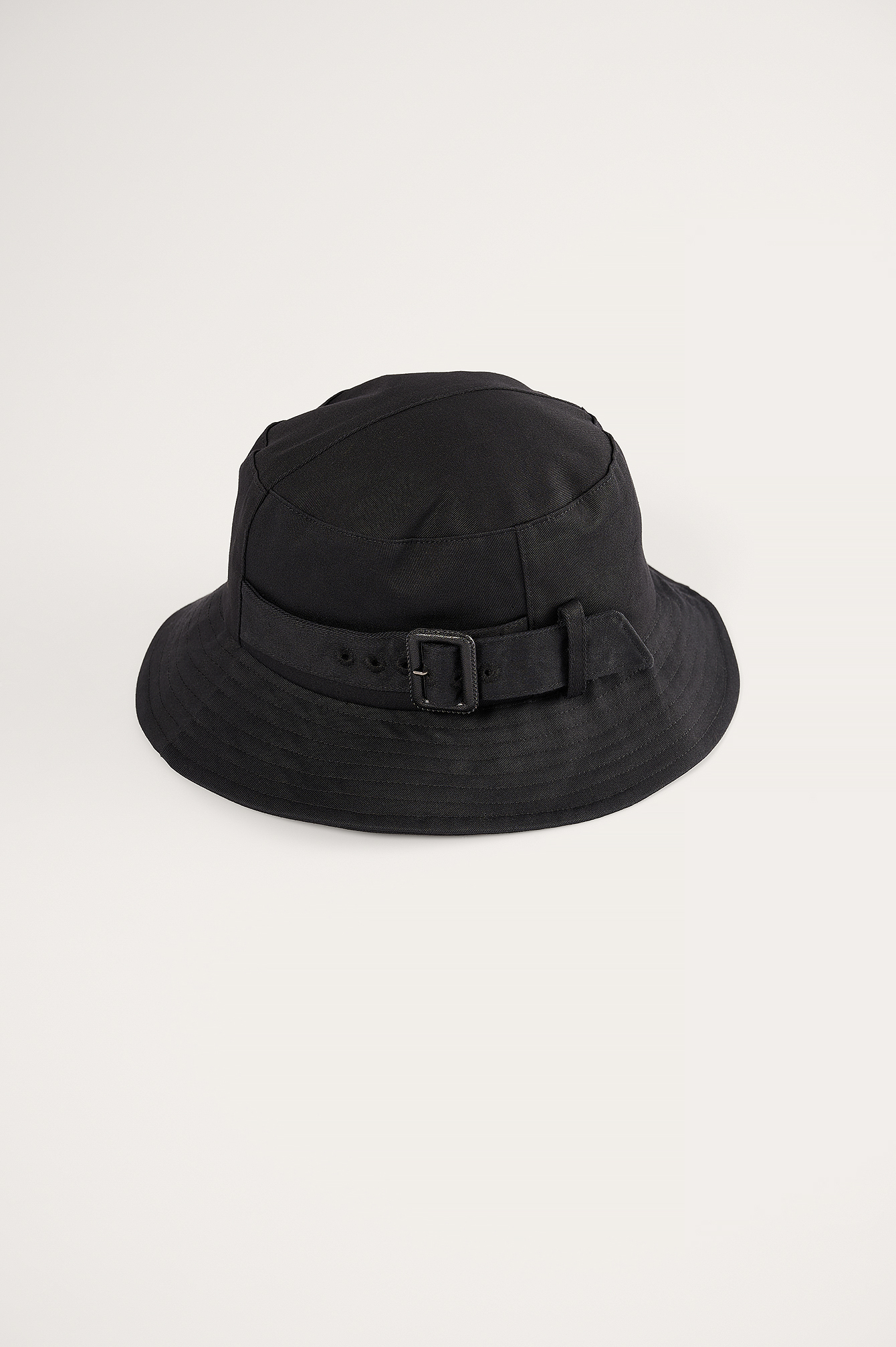 Buckle Detail Bucket Hat Black | na-kd.com