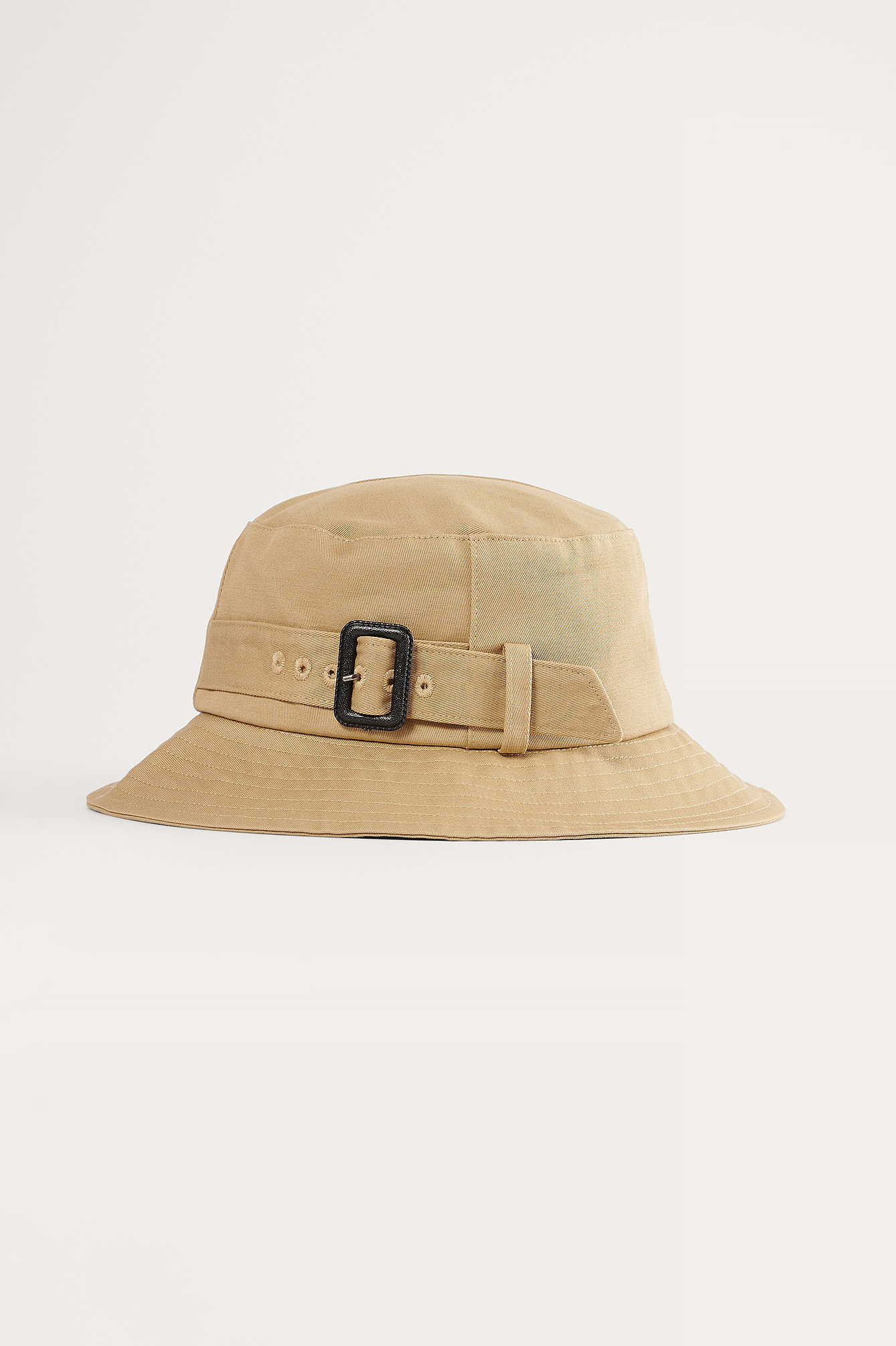 NA-KD Accessories Buckle Detail Bucket Hat - Beige