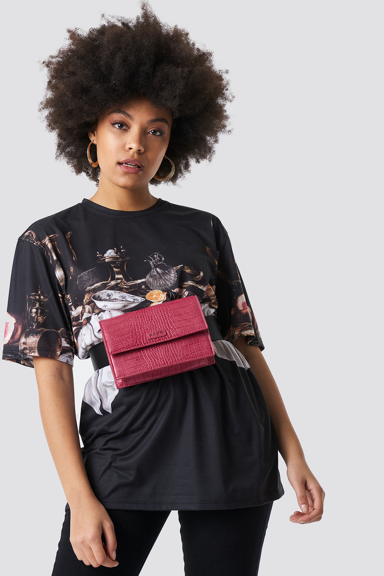 NA-KD Bum Bag Hot Pink