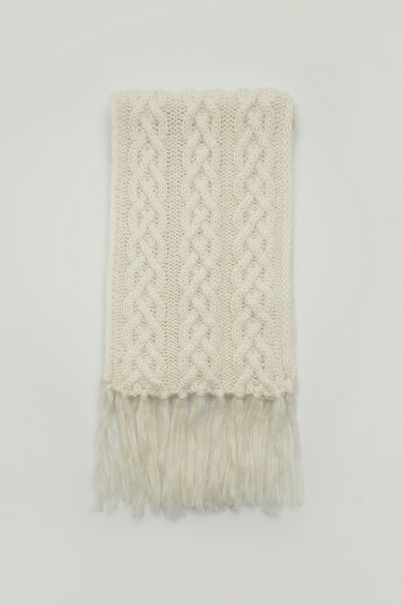 Offwhite Gebreide sjaal