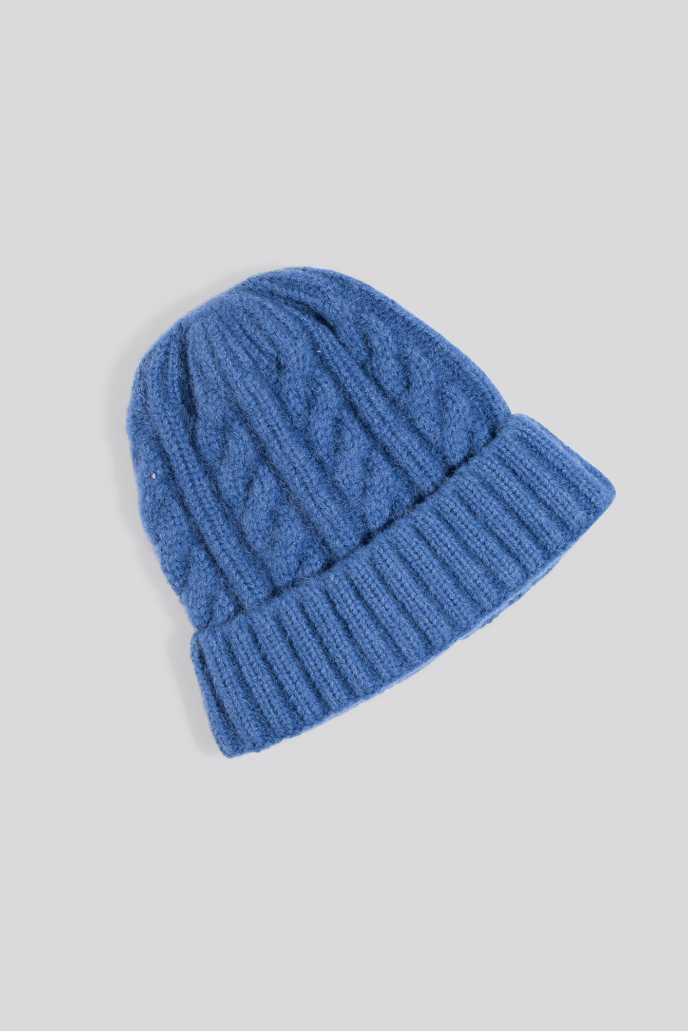 Cableknit Chunky Beanie Cobalt