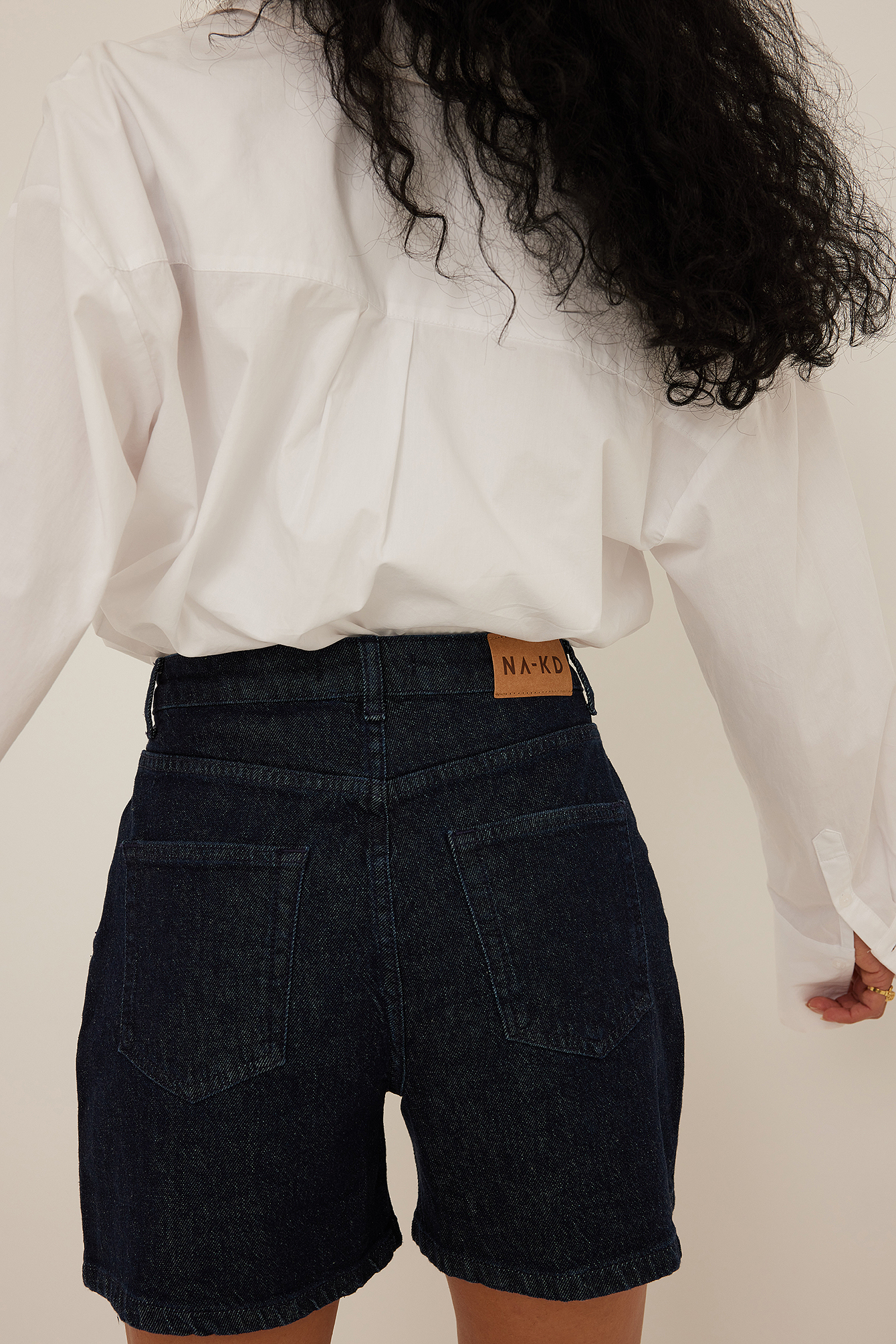 Cargo Denim Shorts Blue | na-kd.com