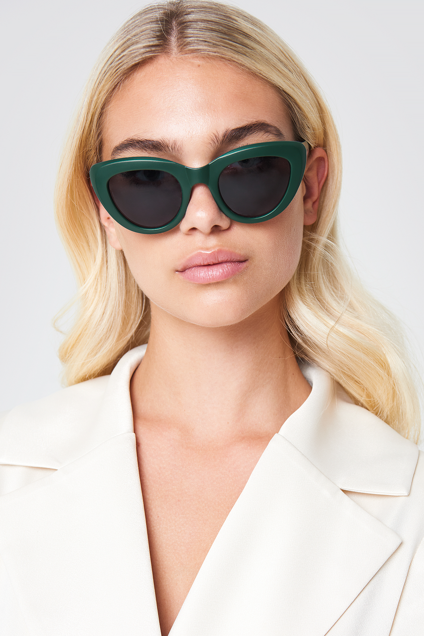Cat Eye Sunglasses Dark Green