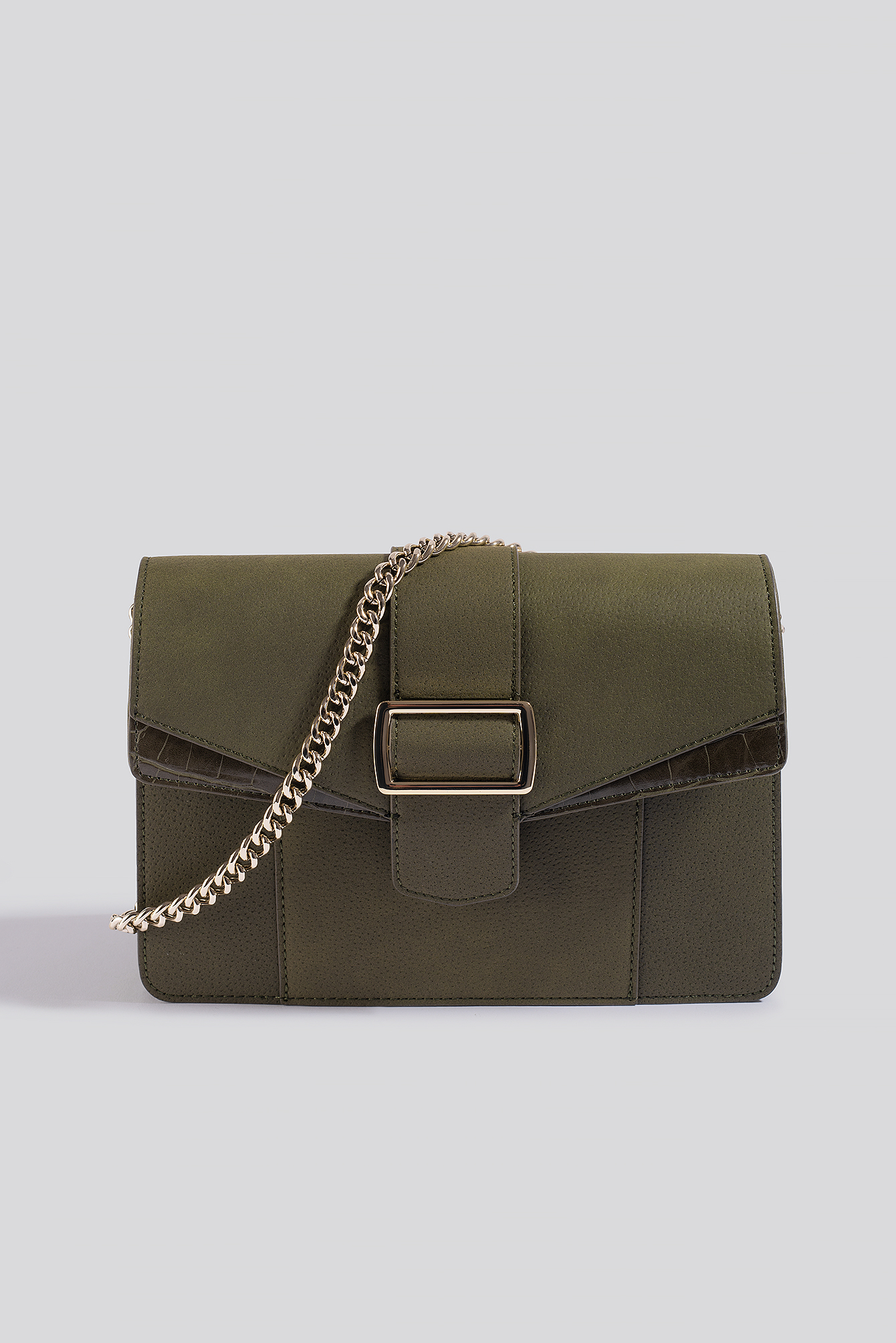 Chain Strap Crossbody Bag Green
