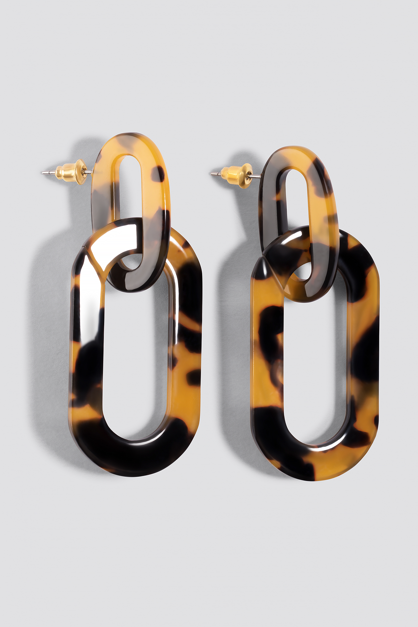 Chained Tortoise Earrings Tortoise