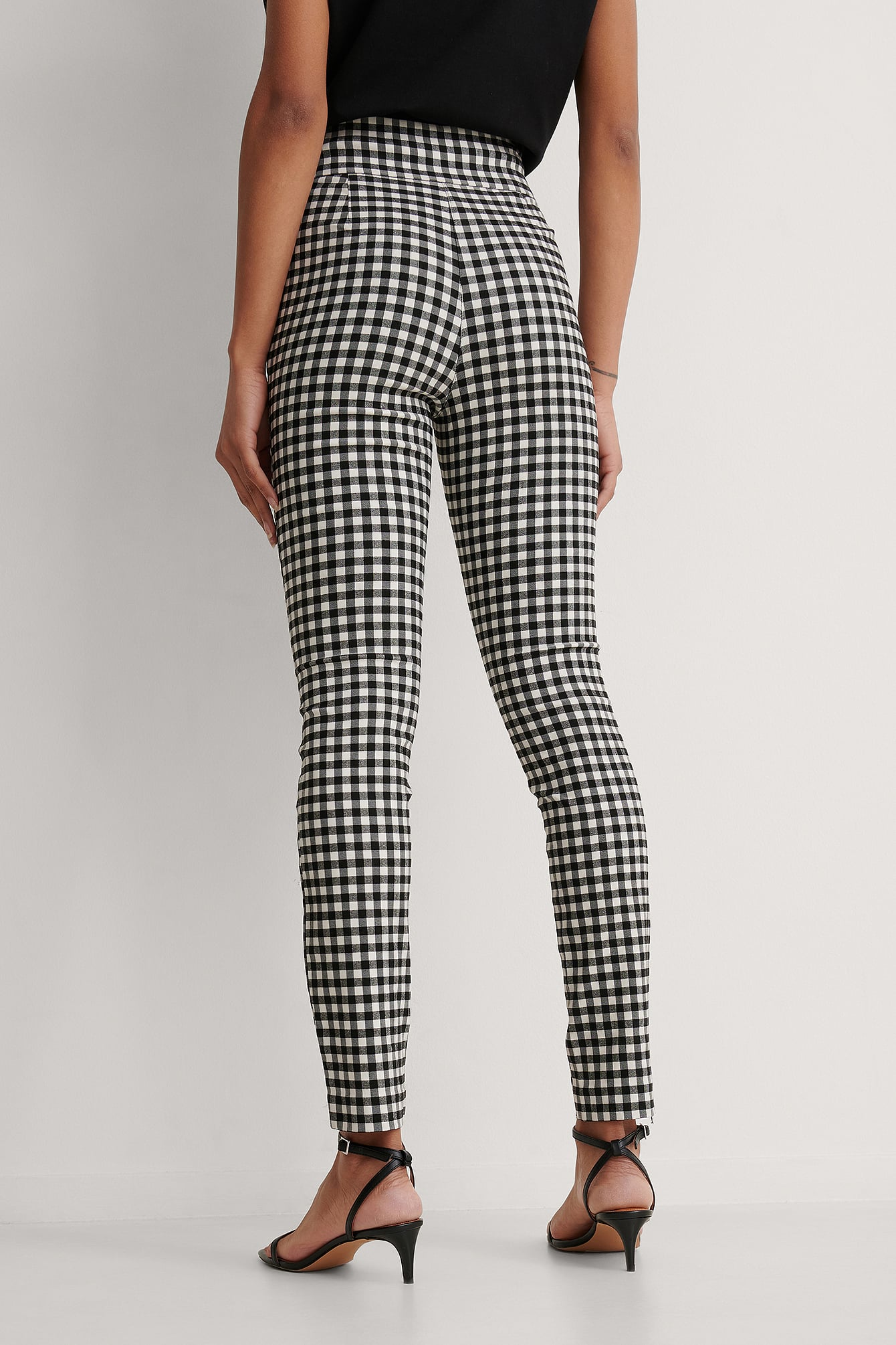 Check Slim-Fit Pants Checkered | na-kd.com