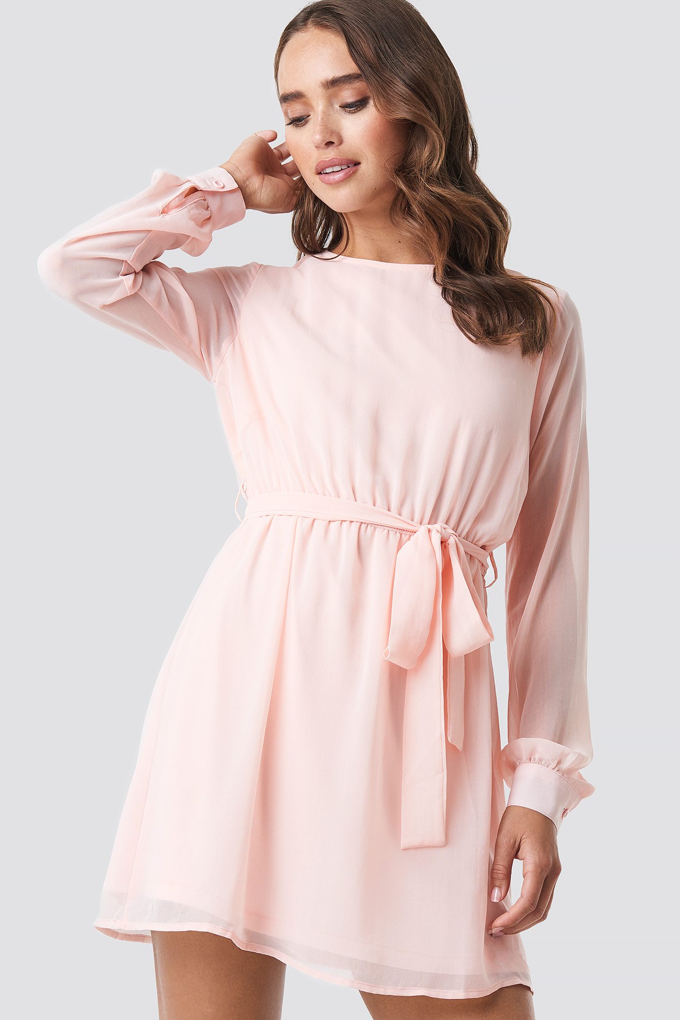 Chiffon Dress Rose Quartz