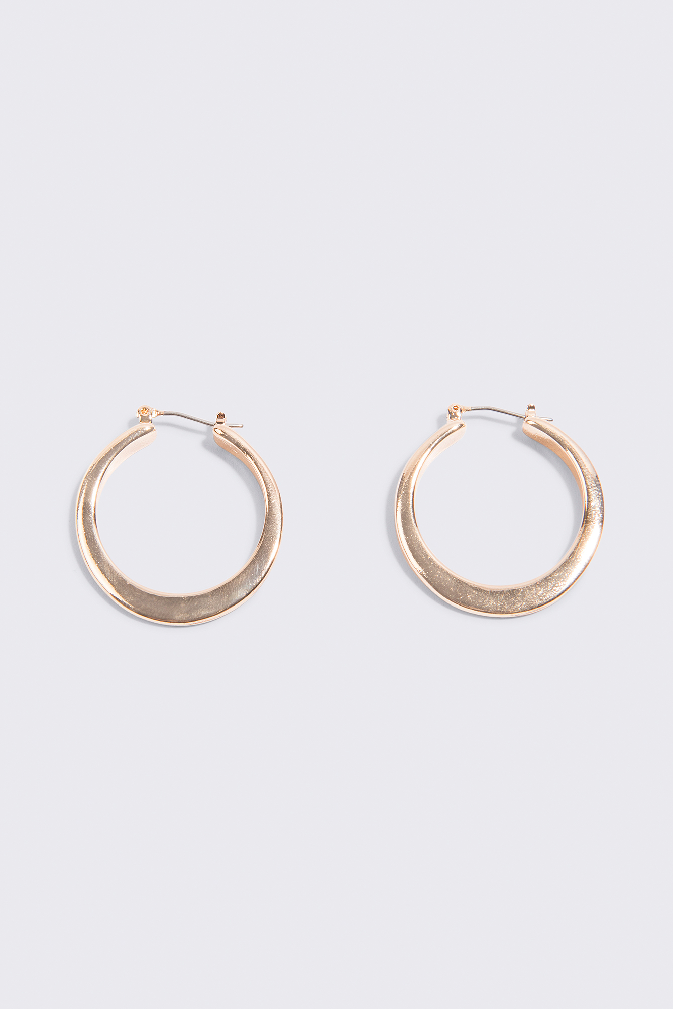 Chunky Hoop Earrings Gold