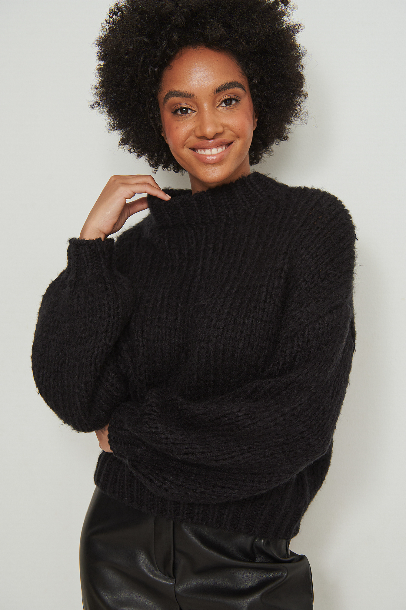 Womens Black Oversized Sweaters | na-kd.com