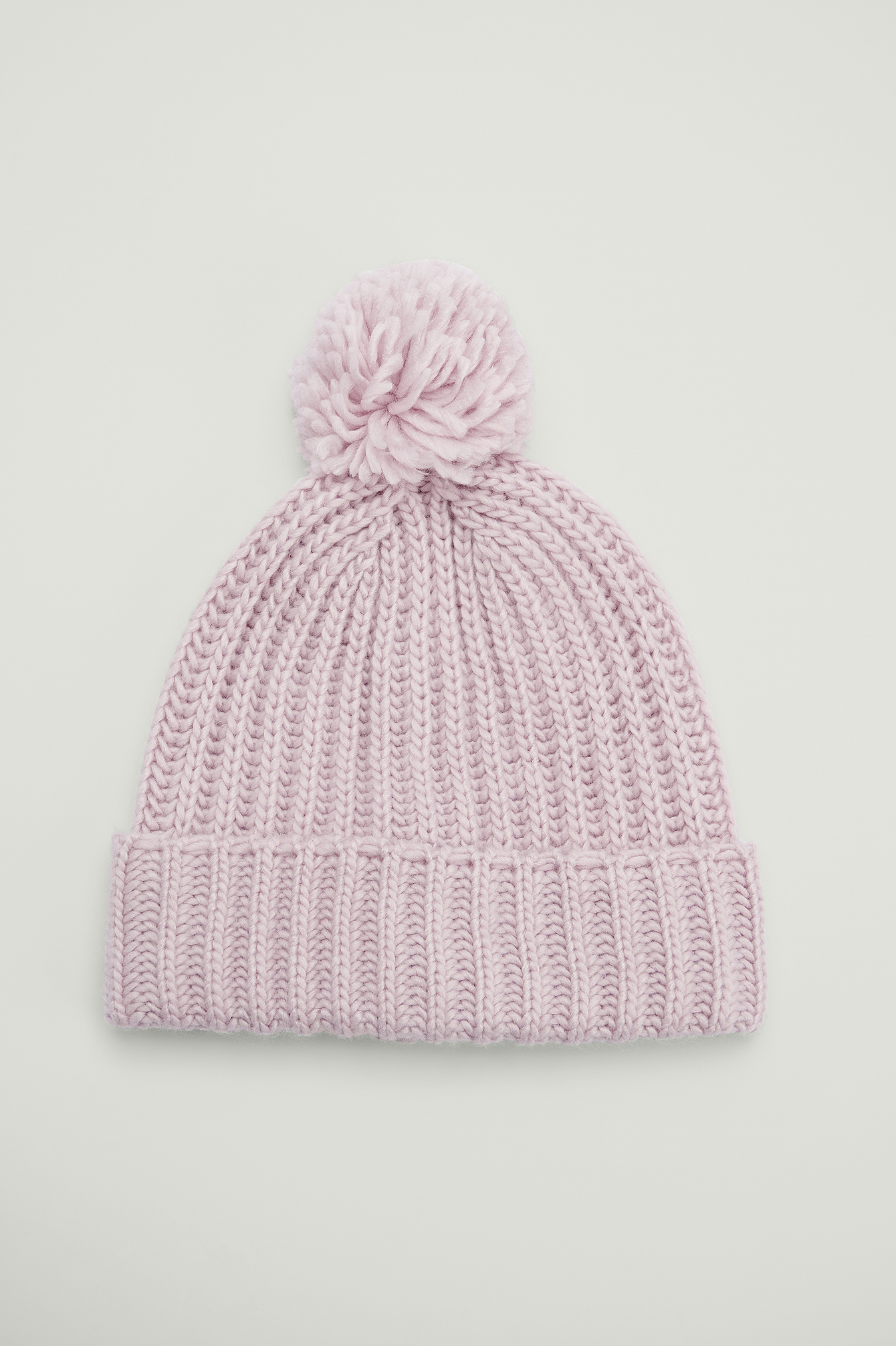 Chunky Pom Pom Beanie Pink | na-kd.com