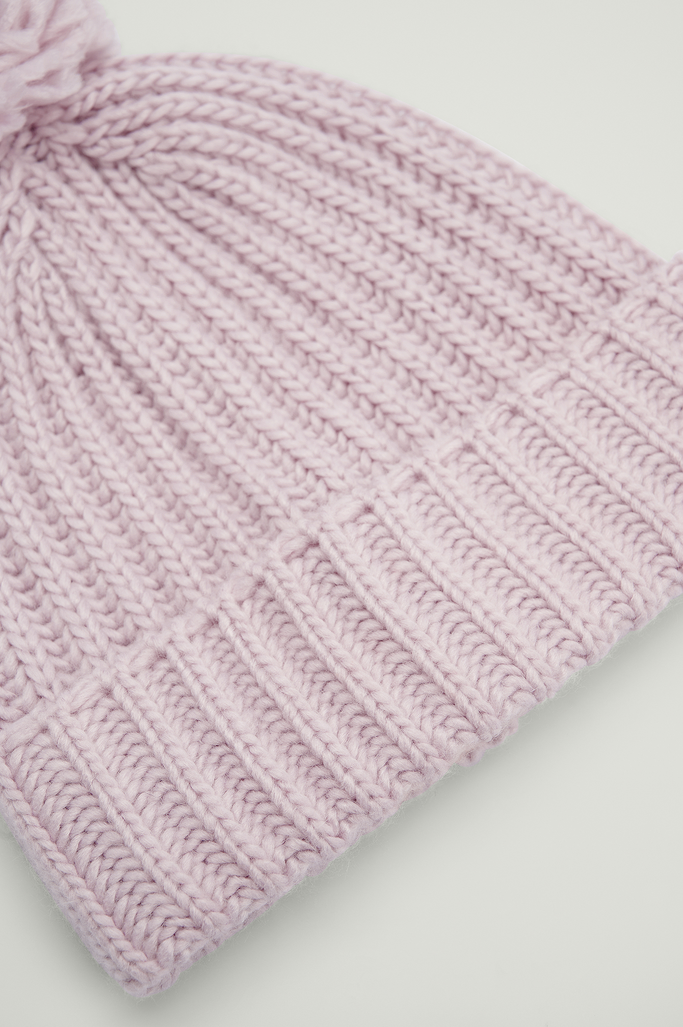 Chunky Pom Pom Beanie Pink | na-kd.com