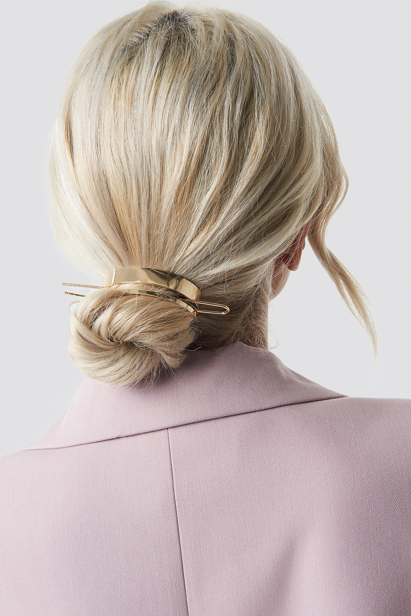 Circle Hair Pin Gold