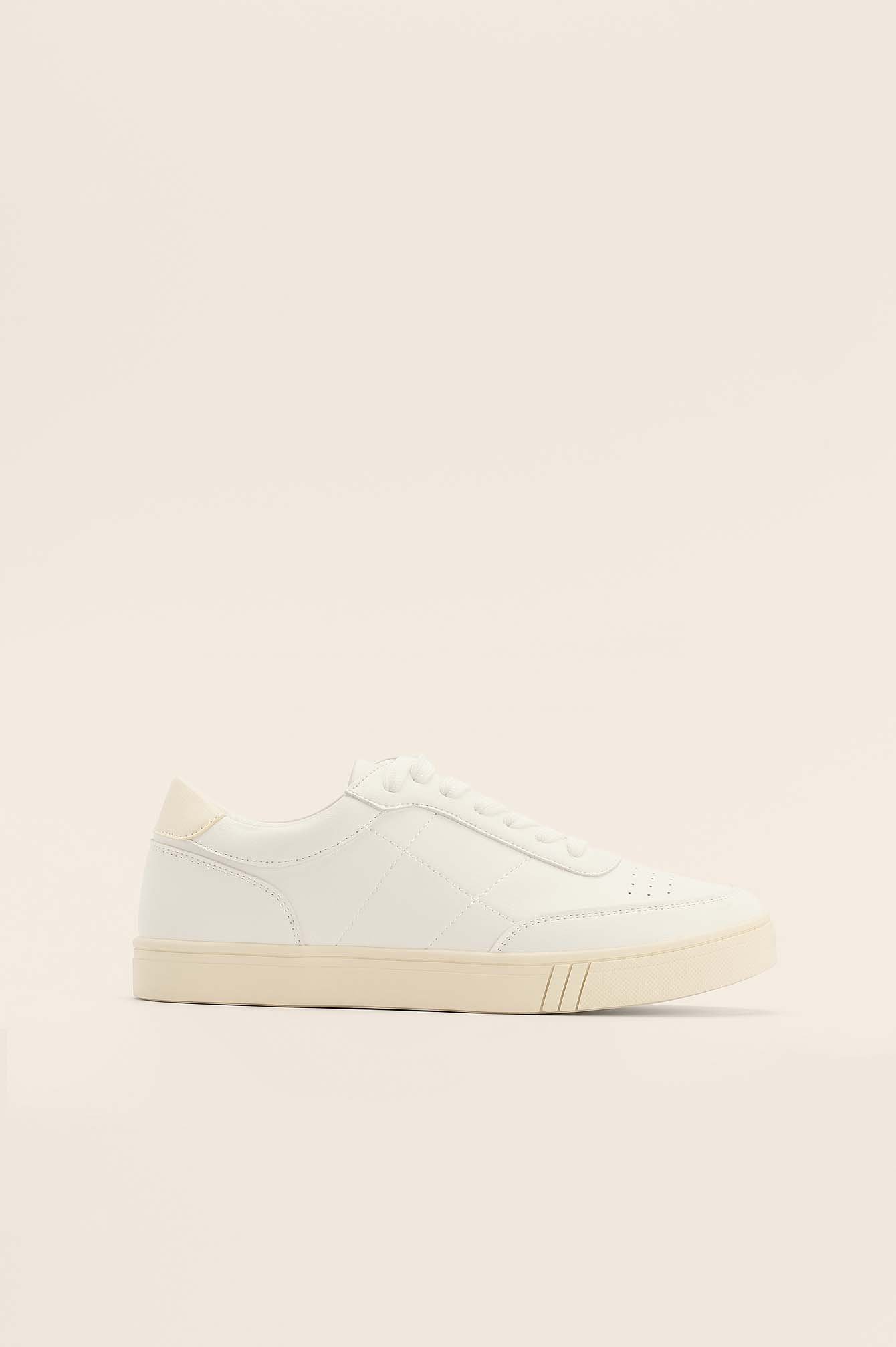 White Classic Court Trainers