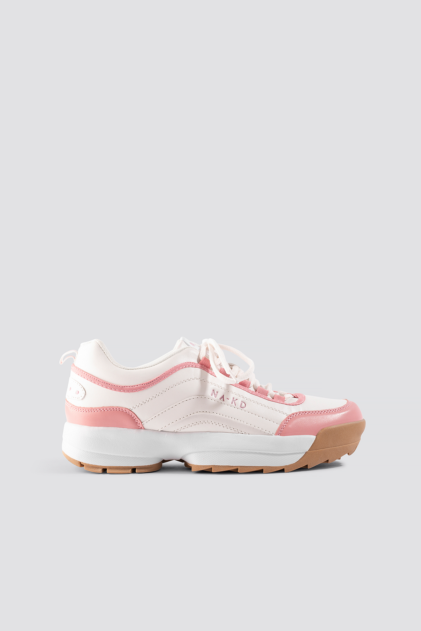 NA-KD Shoes Color Block Sneakers - Pink,White