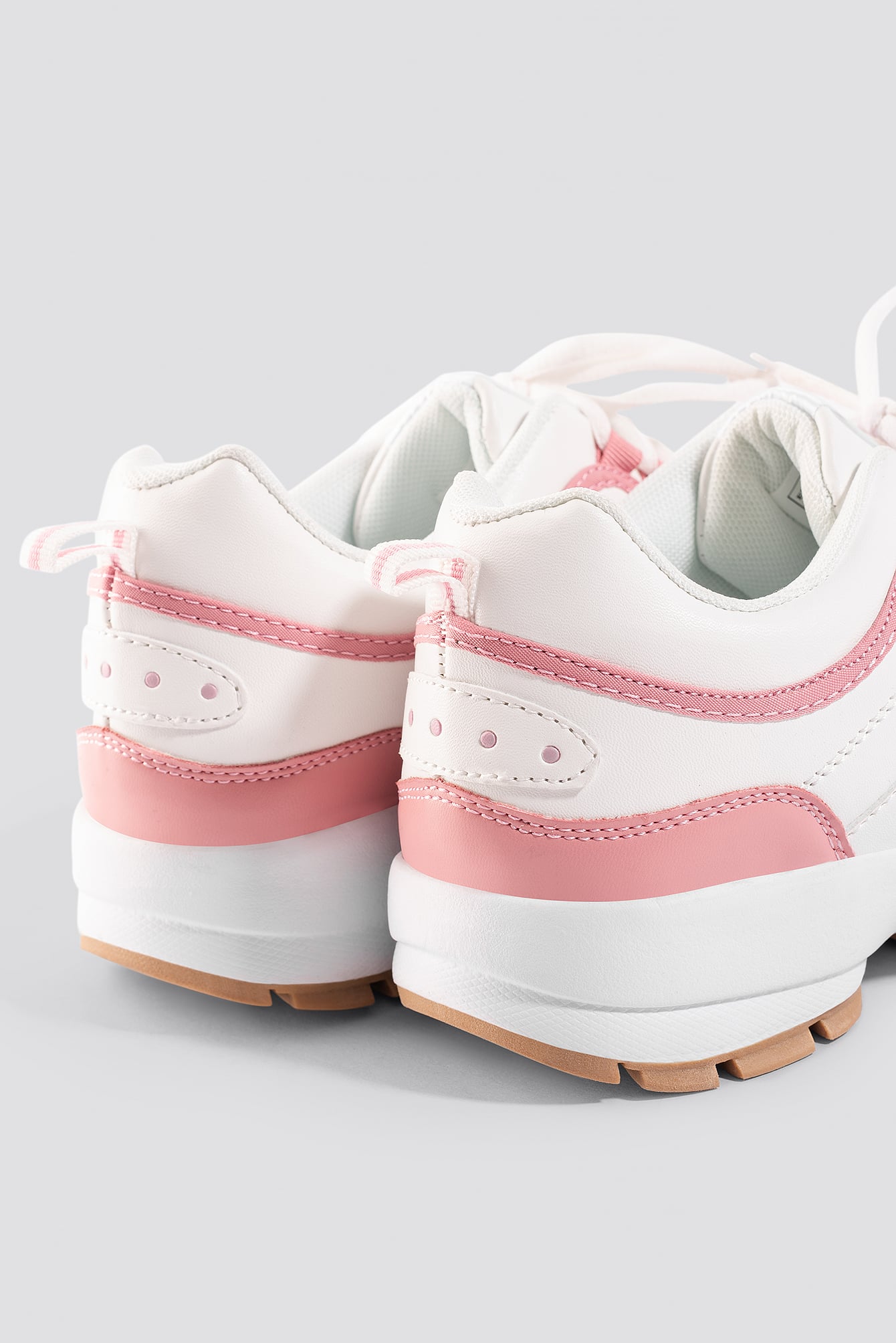 Color Block Sneakers Pastel Pink | na-kd.com