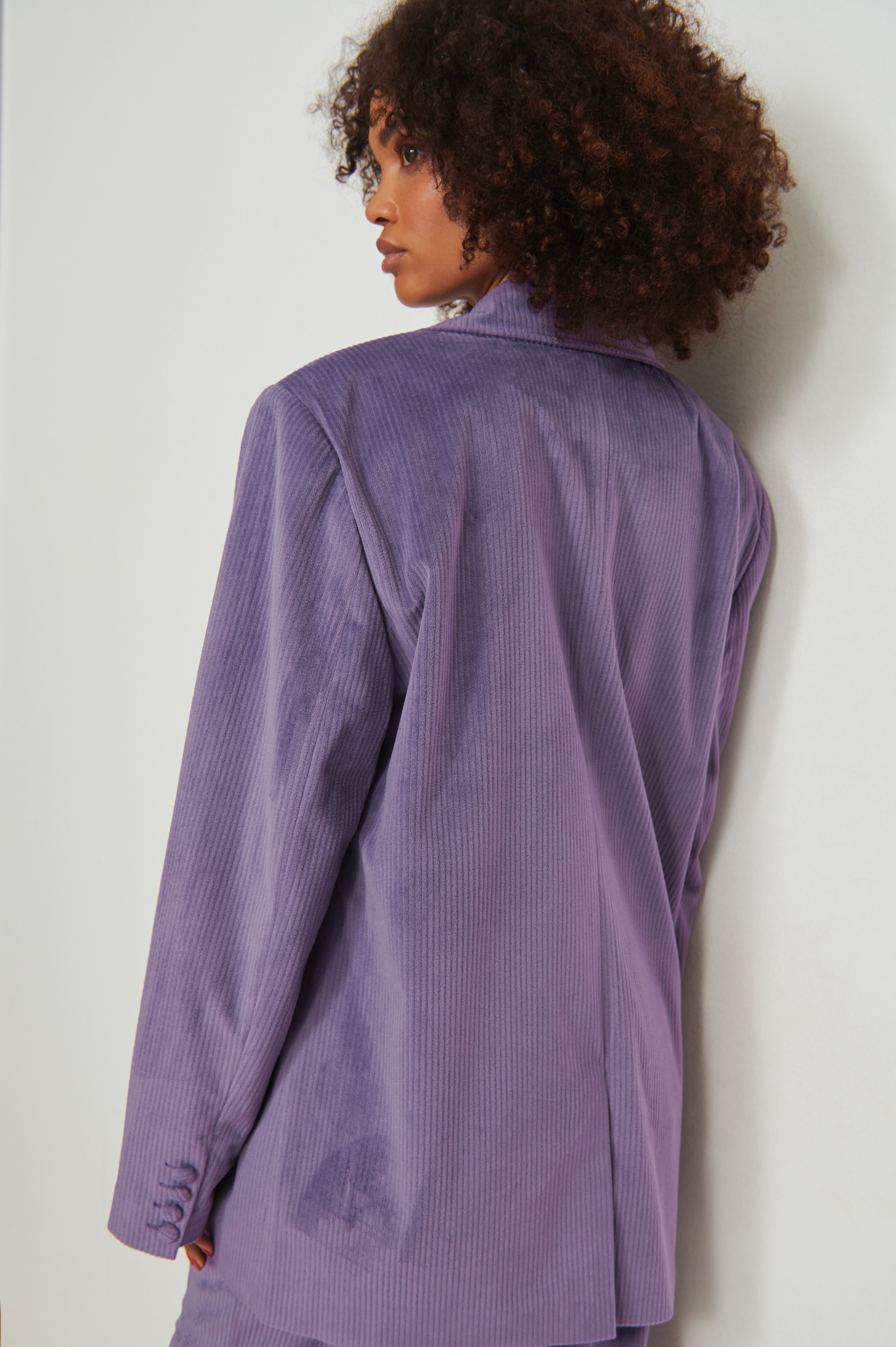 Purple Corduroy blazer