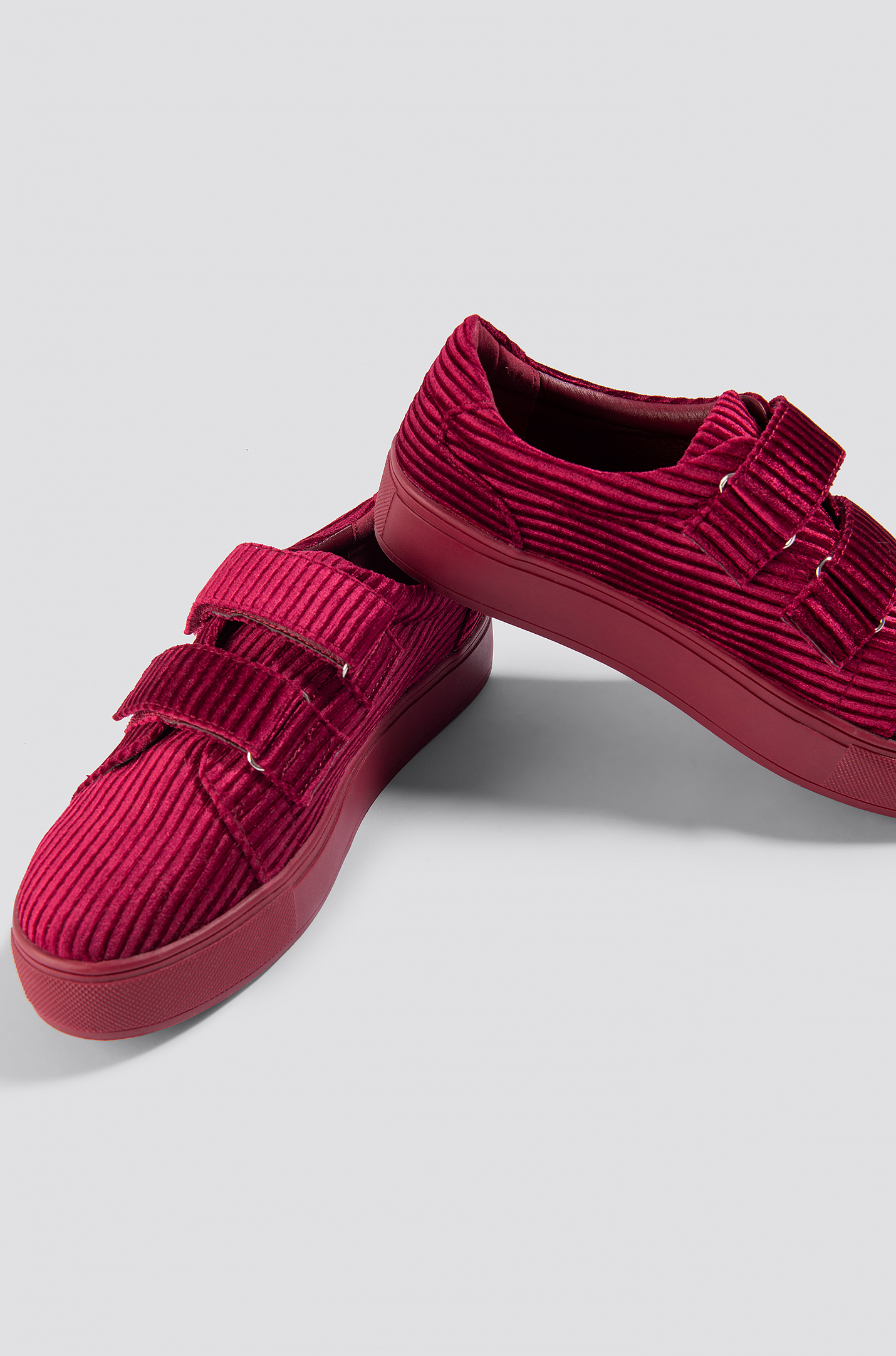 Corduroy Sneakers Burgundy | na-kd.com - 640 x 968 jpeg 63kB