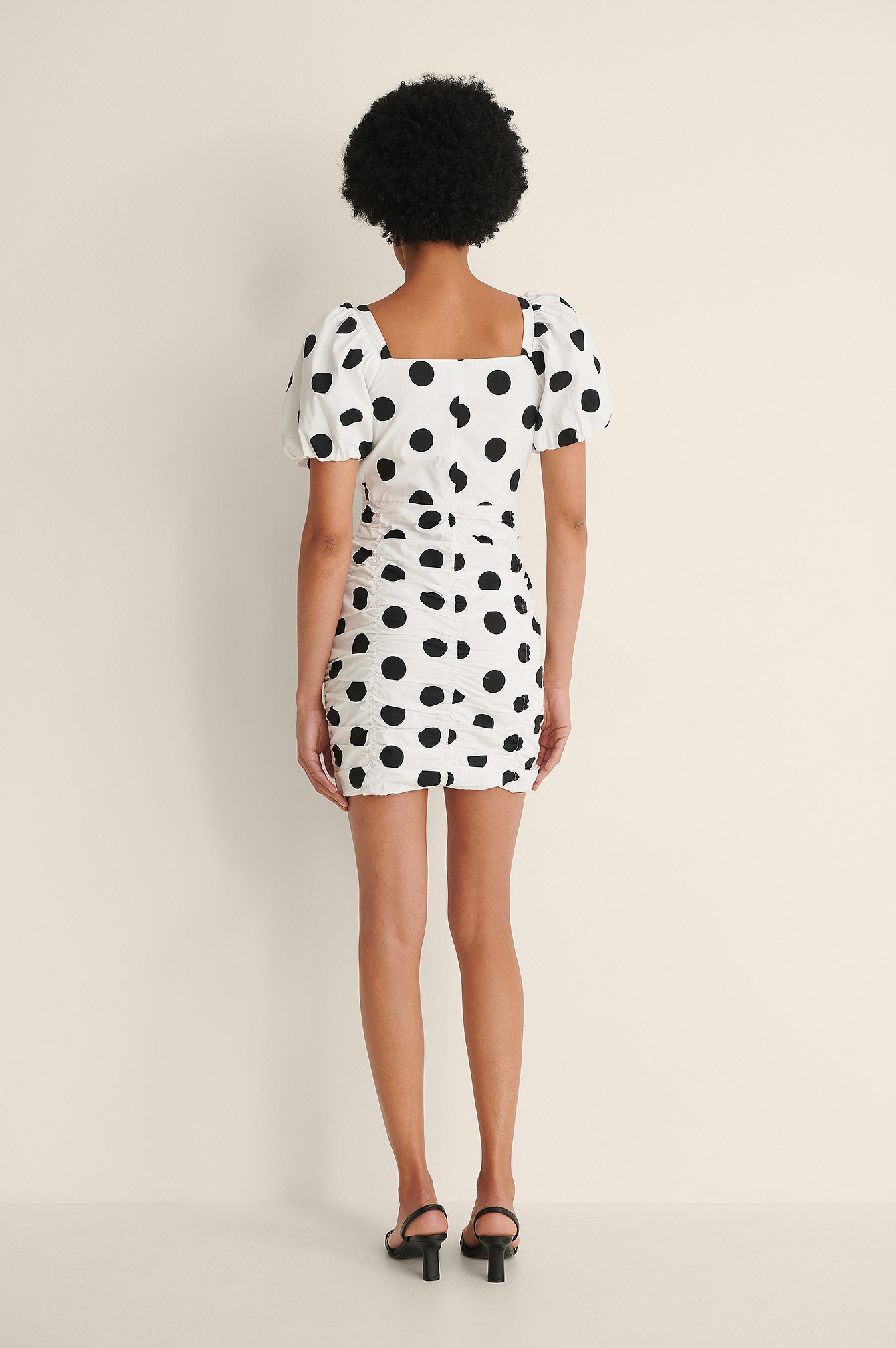 Dots Cotton Mini Dress
