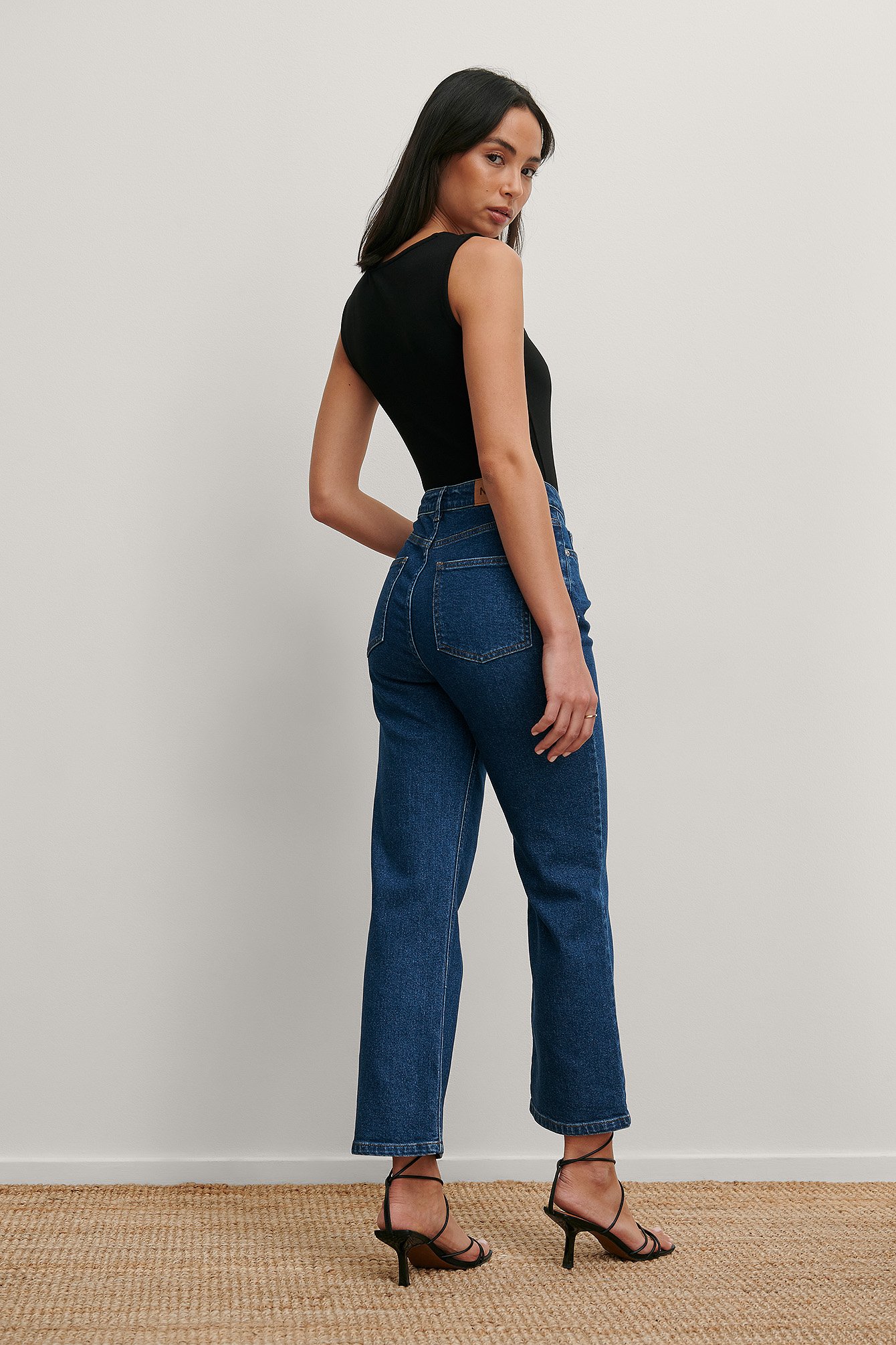 SLVRLAKE Denim Denim High Waist Jeans in het Grijs Dames Kleding voor voor Jeans voor 7/8 en cropped jeans 