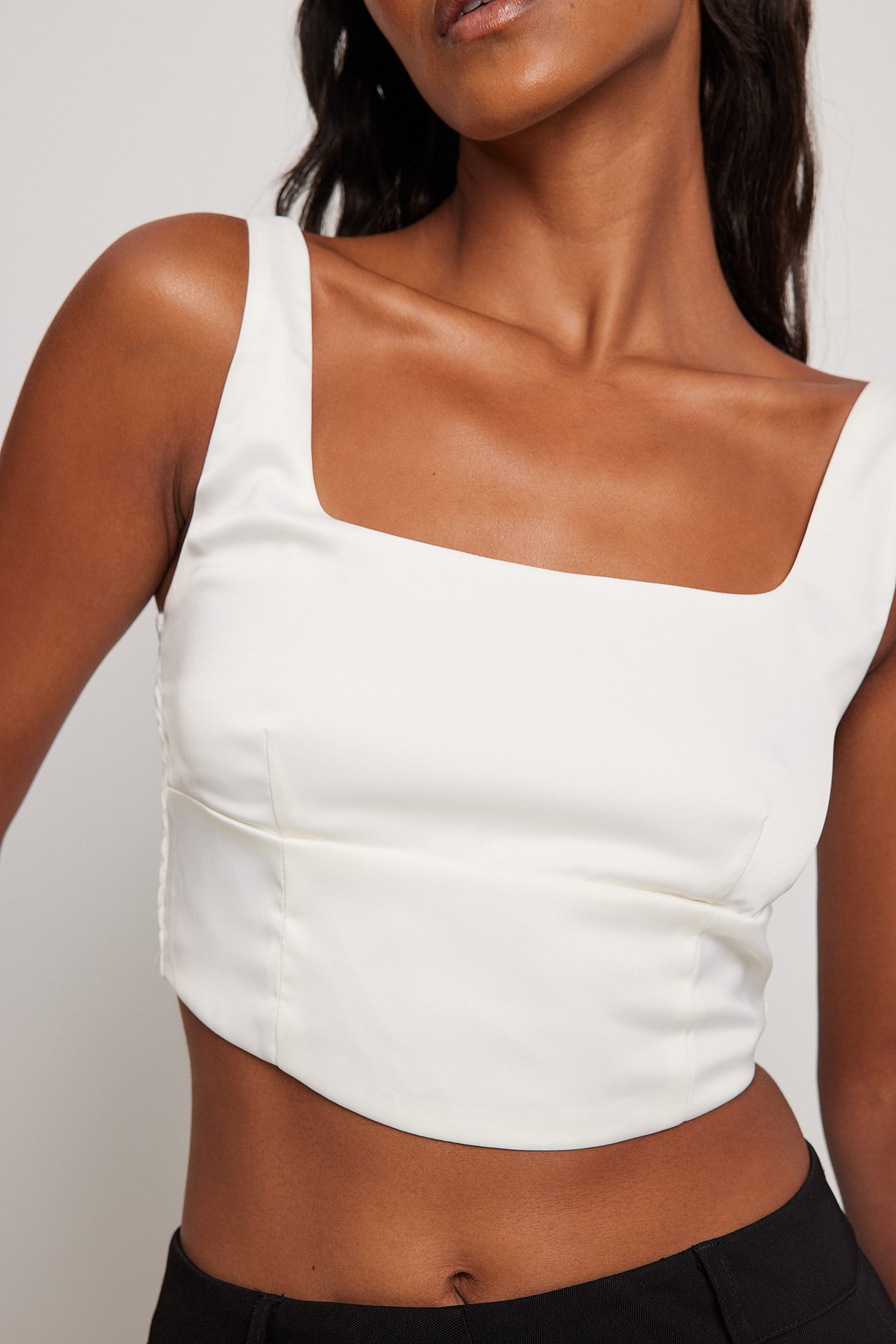Mode Tops Cropped tops 36 point 5 Cropped top zwart casual uitstraling 