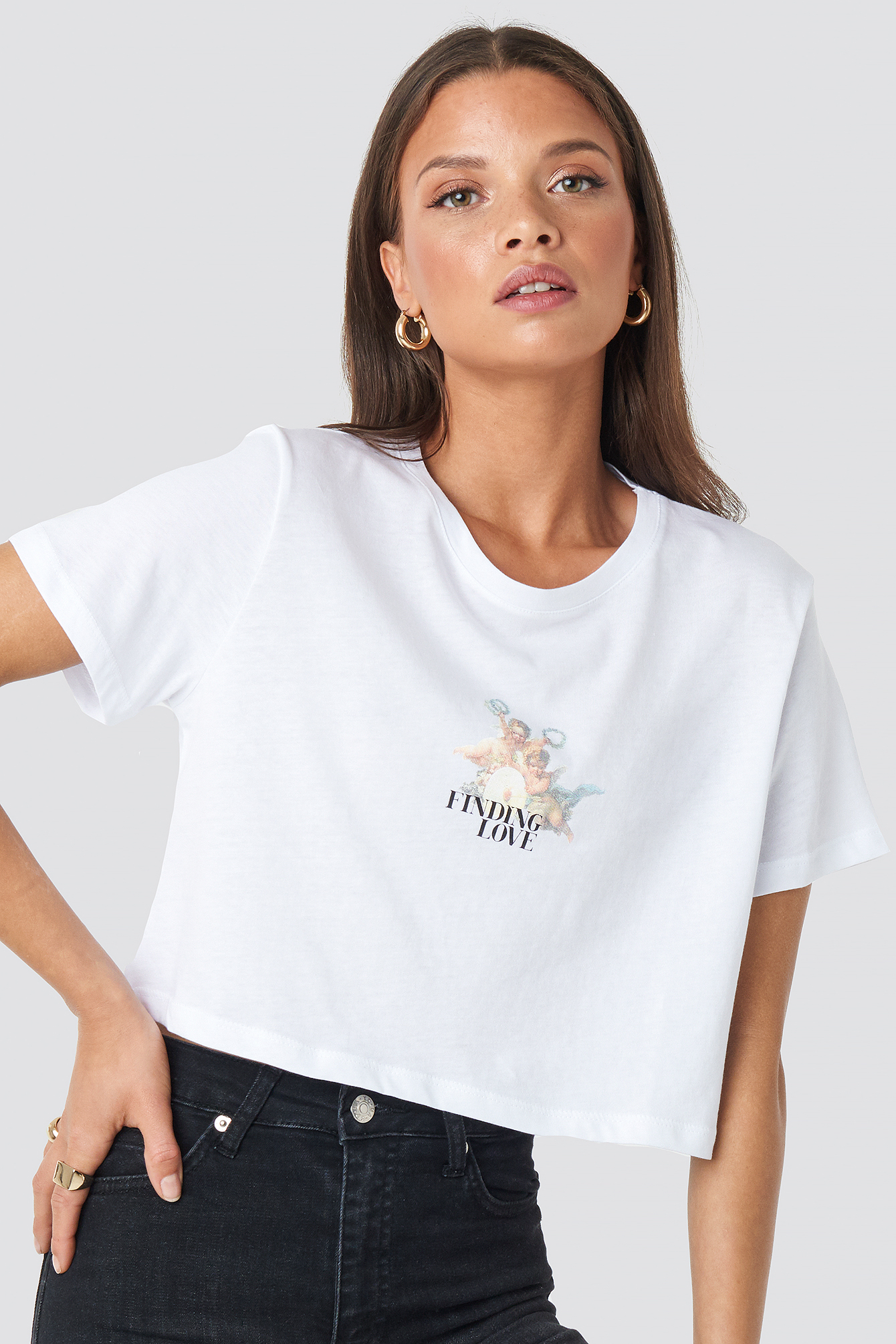 Cupid Love Tee White