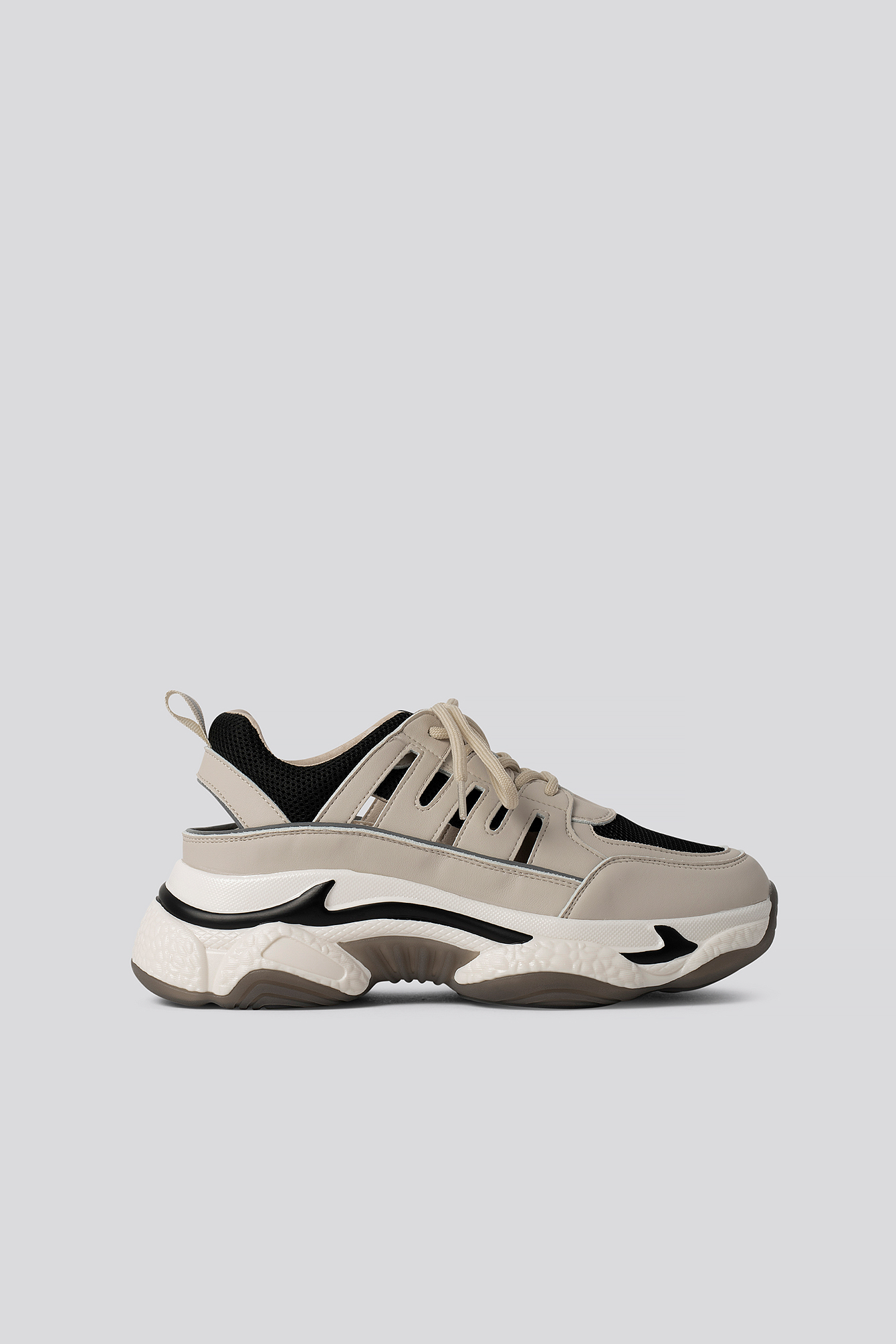 Cut Out Trainers Beige NA-KD