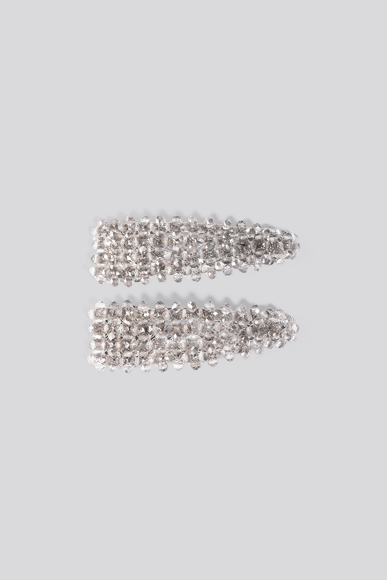 Dark Pearl Hairclips Grey