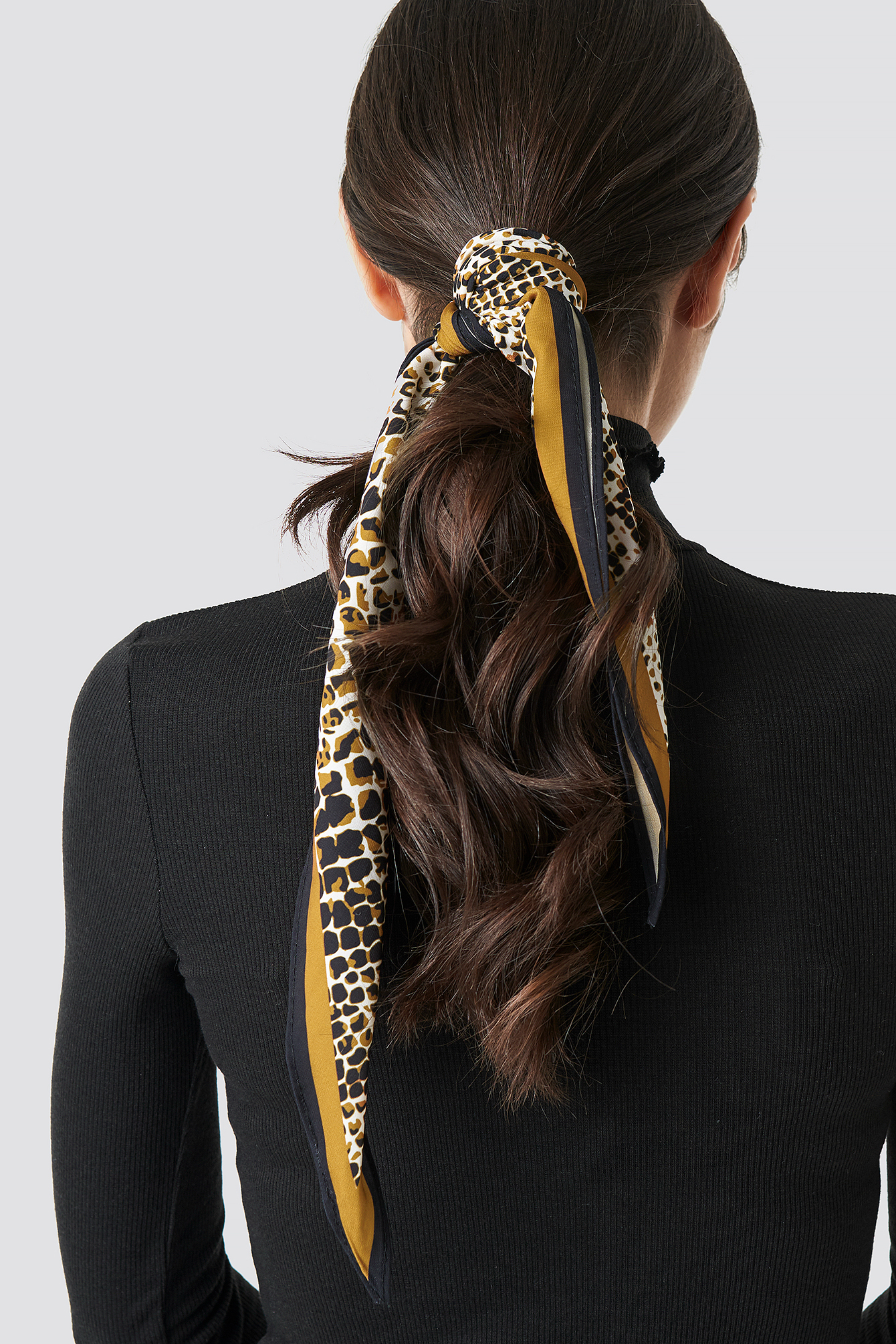 Dark Snake Hair Scarf Snake