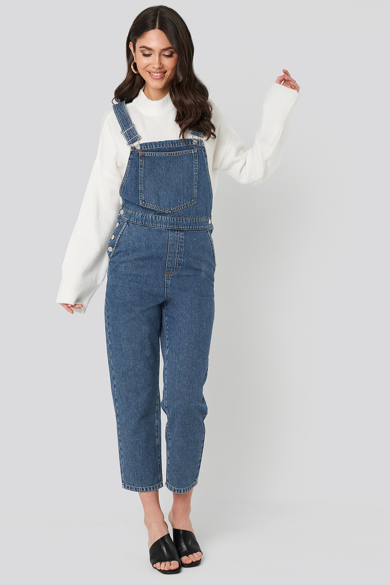 Denim Dungarees Blue Wash