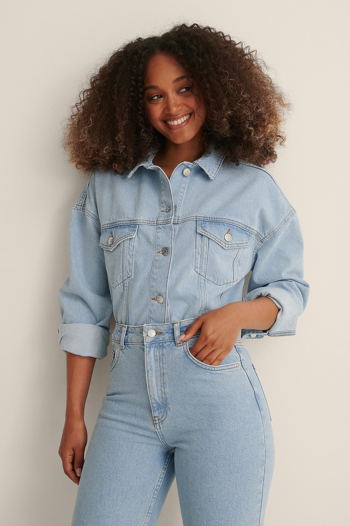 Organic Denim Jacket Blue | na-kd.com