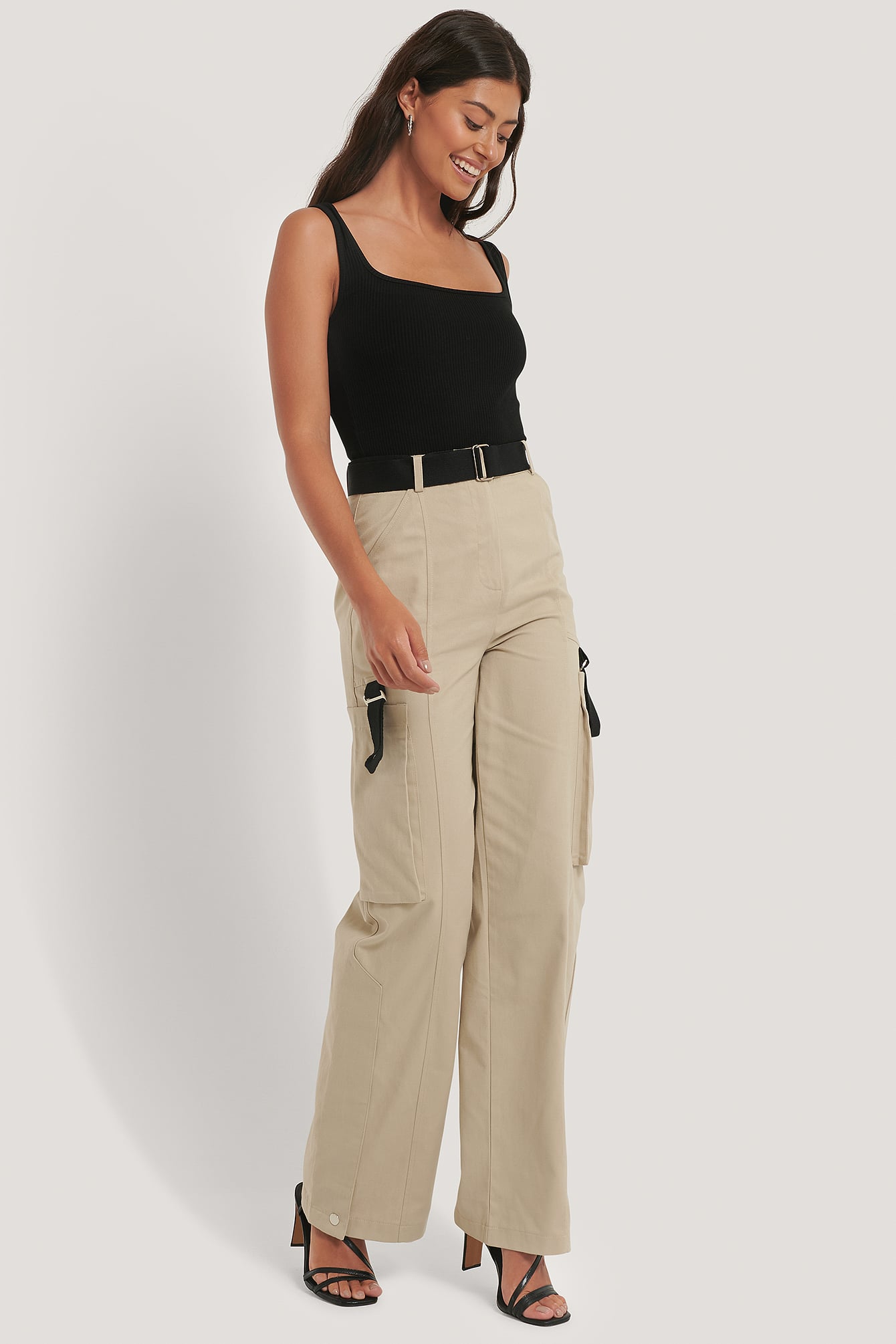 Detailed Cargo Pants Beige Na Kd Com Detailed Cargo Pants Beige Na Kd Com